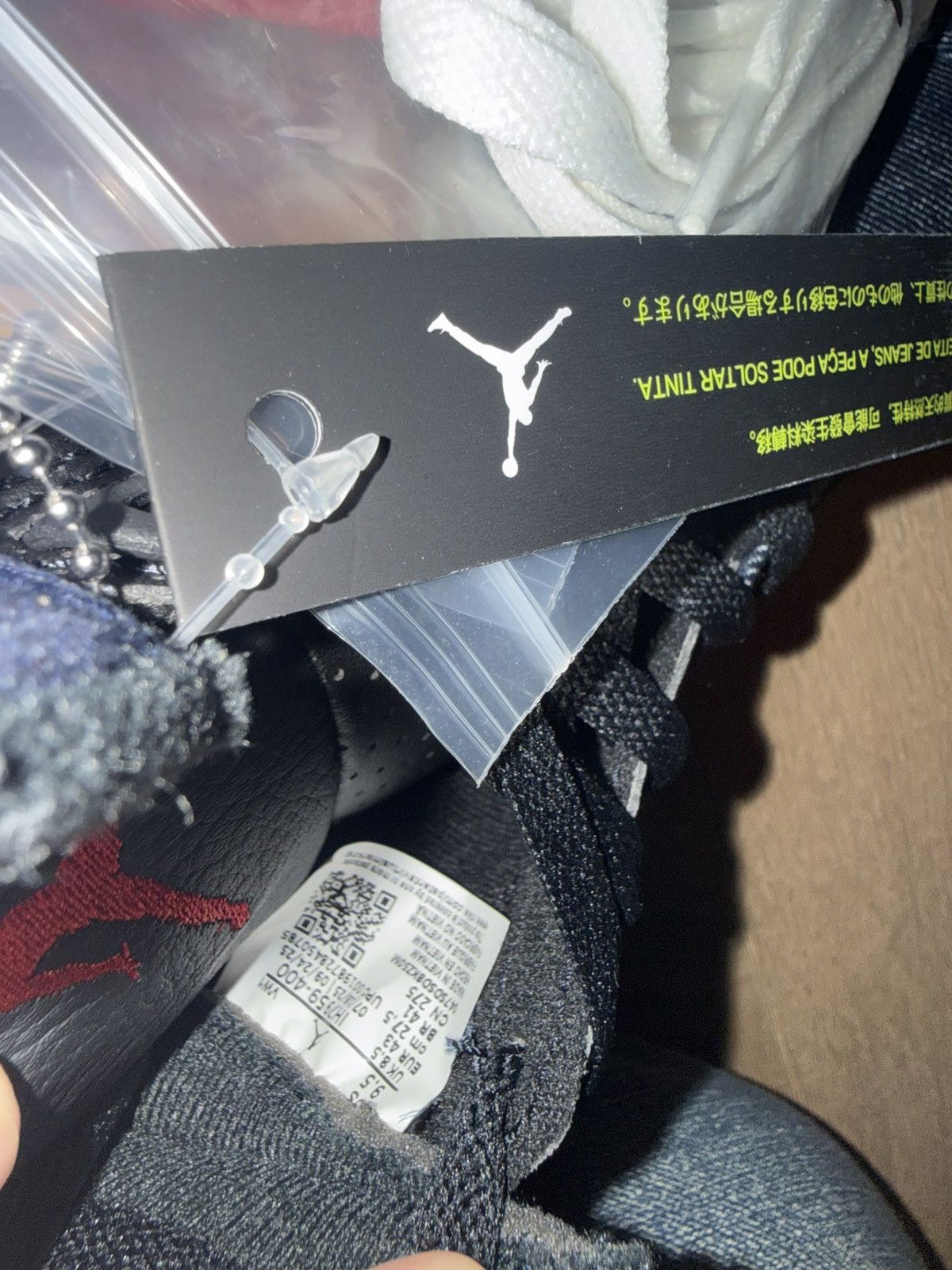 Jordan Brand × Levi's Levis x Air Jordan 3 Retro SP Denim Blue IH7959-400 Size US 9.5 / EU 42-43 - 9 Thumbnail