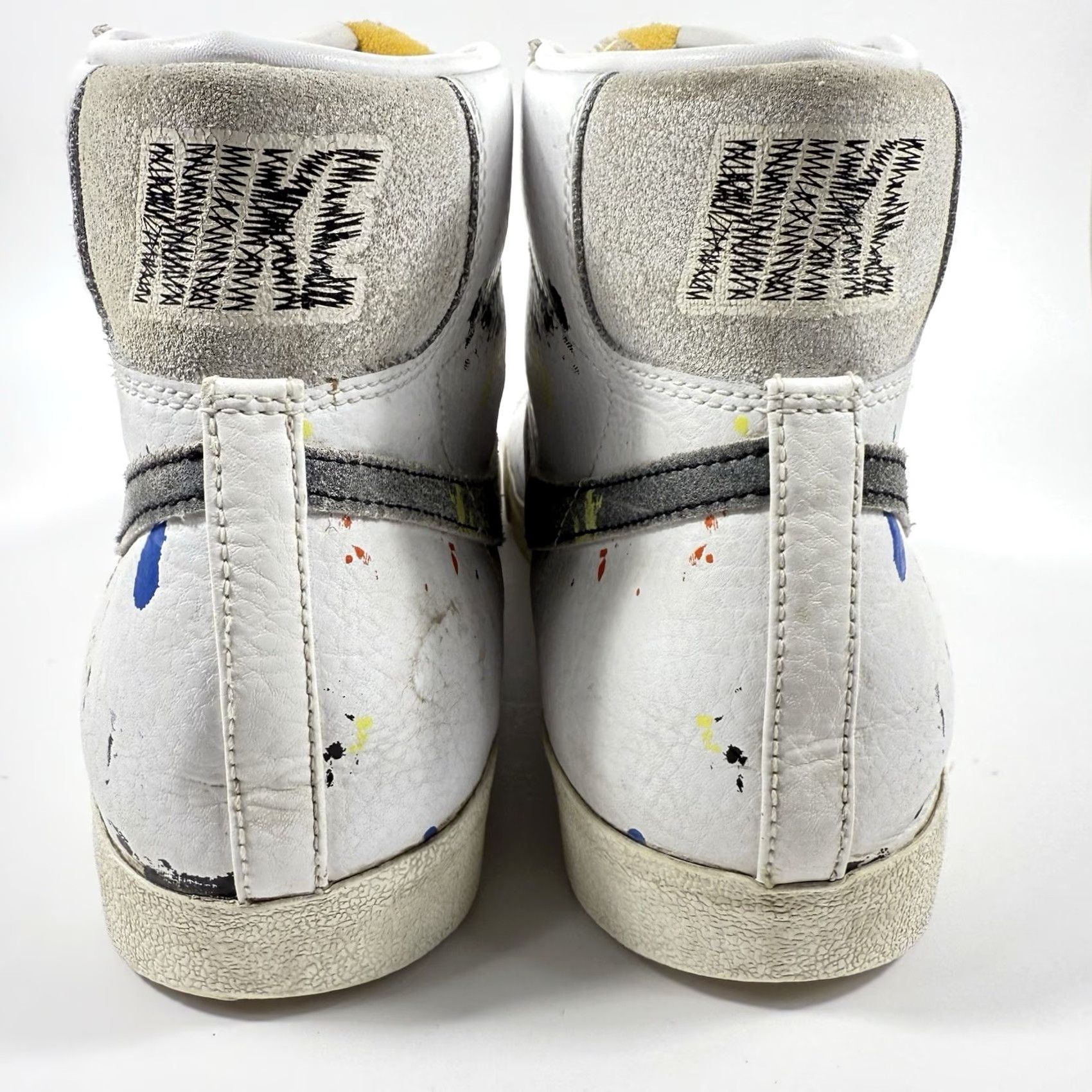 Nike Nike Blazer Mid '77 Men’s Size 15 Sneakers Paint Splatter DC7331-100 Size 40R - 3 Thumbnail