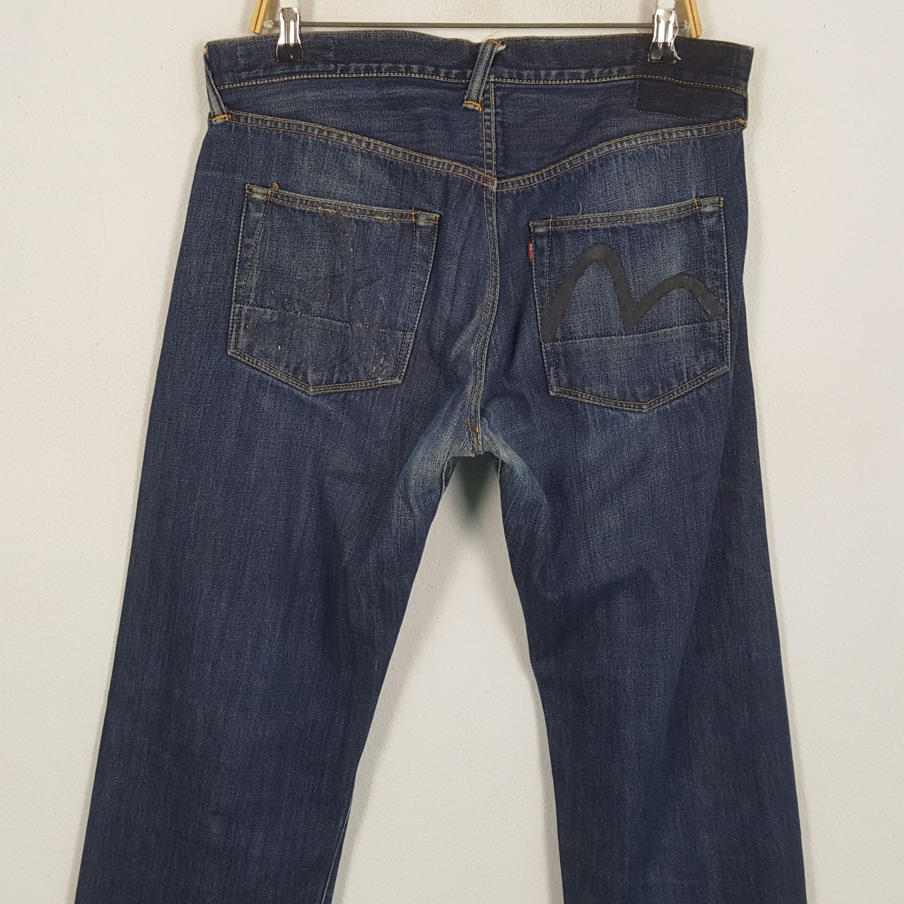 Evisu × Japanese Brand × Vintage Vintage EVISU Japanese Brand Daicock Custom Style Jeans Size US 36 / EU 52 - 5 Thumbnail
