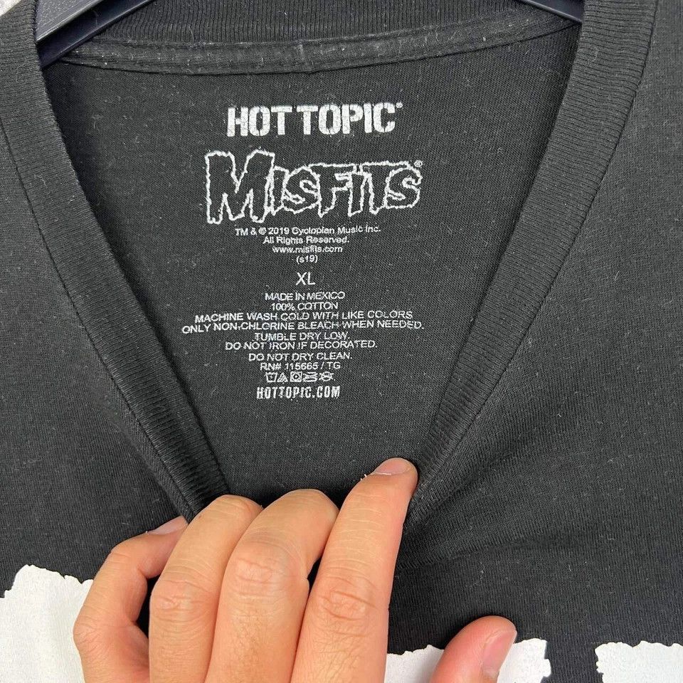 Misfits Misfits Shirt Men Skull Short Sleeve Crew Neck Cotton XL Size US XL / EU 56 / 4 - 3 Thumbnail