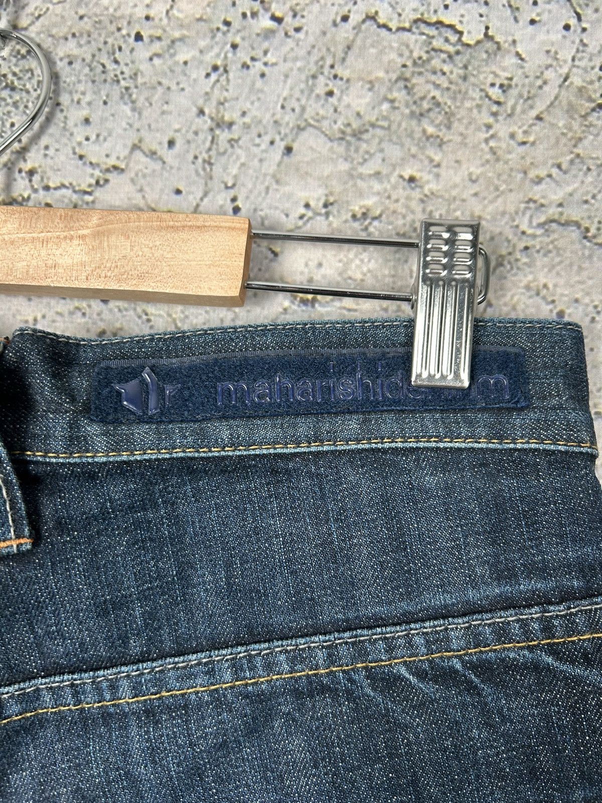 Japanese Brand Maharishi Denim Navy Raw Streetwear Vintage Japanese Grunge Size US 30 / EU 46 - 6 Thumbnail