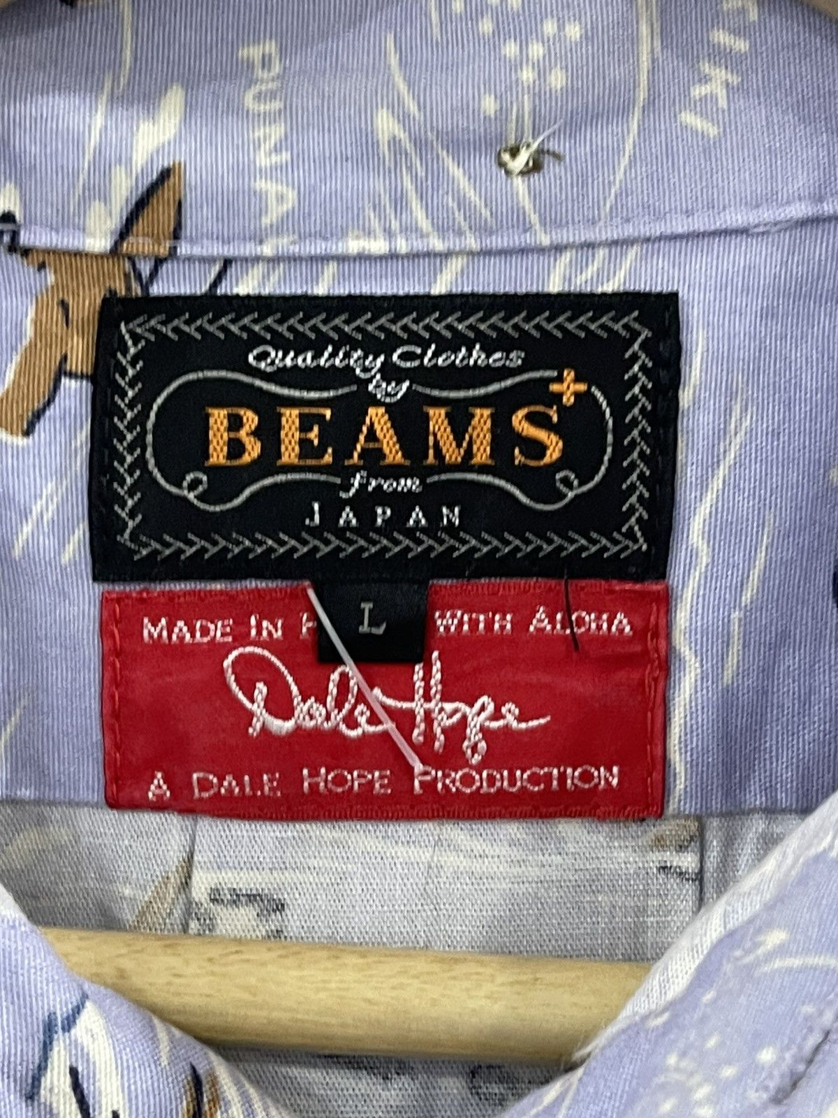 Beams Japan Beams X Dale Hope Hawaiian Shirt Size US L / EU 52-54 / 3 - 3 Thumbnail