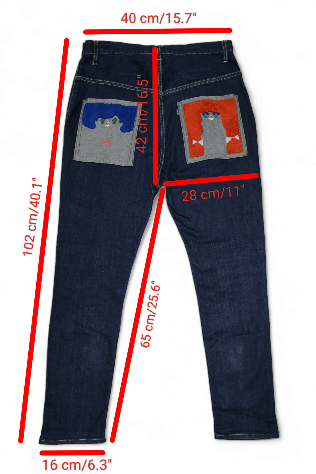 Issey Miyake Vintage Y2K Ne-net by Issey Miyake Avant-Garde Denim Jeans Size US 32 / EU 48 - 9 Thumbnail