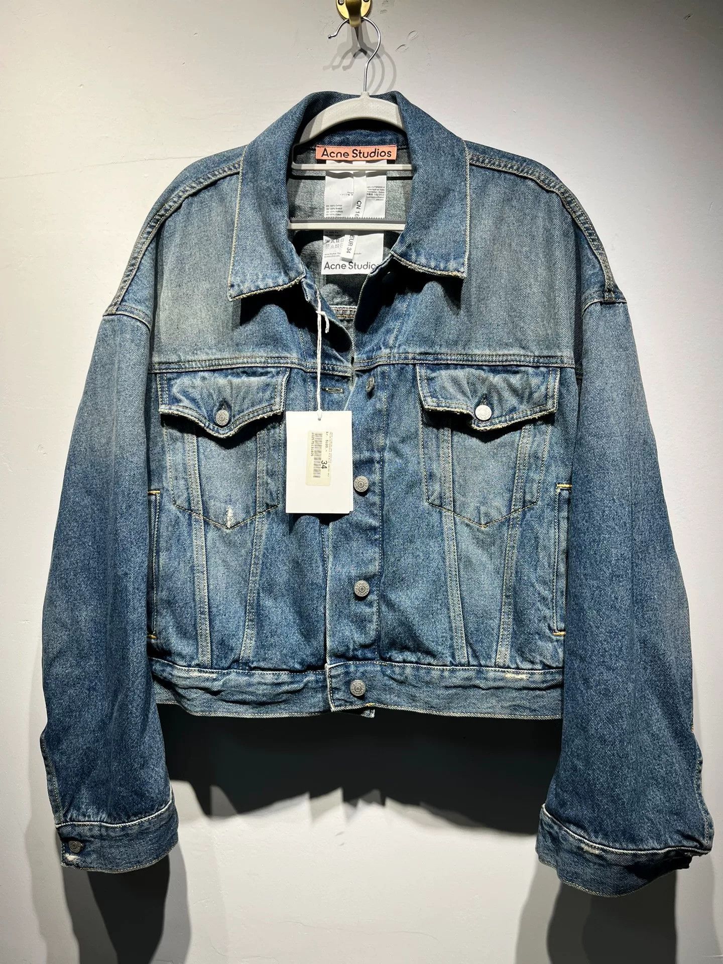 Acne Studios Acne Studios Denim Blue Jacket 34 Women Size XS / US 0-2 / IT 36-38 - 1 Thumbnail