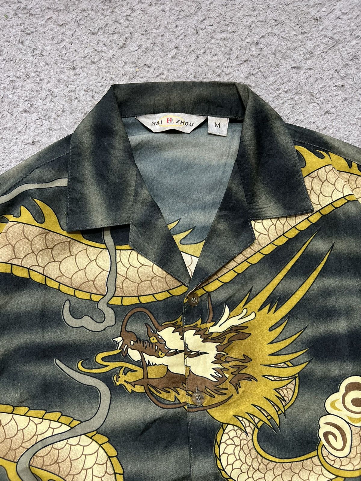 Vintage Shirt Hai Zhou Dragon Patterns Vintage Size US M / EU 48-50 / 2 - 3 Thumbnail