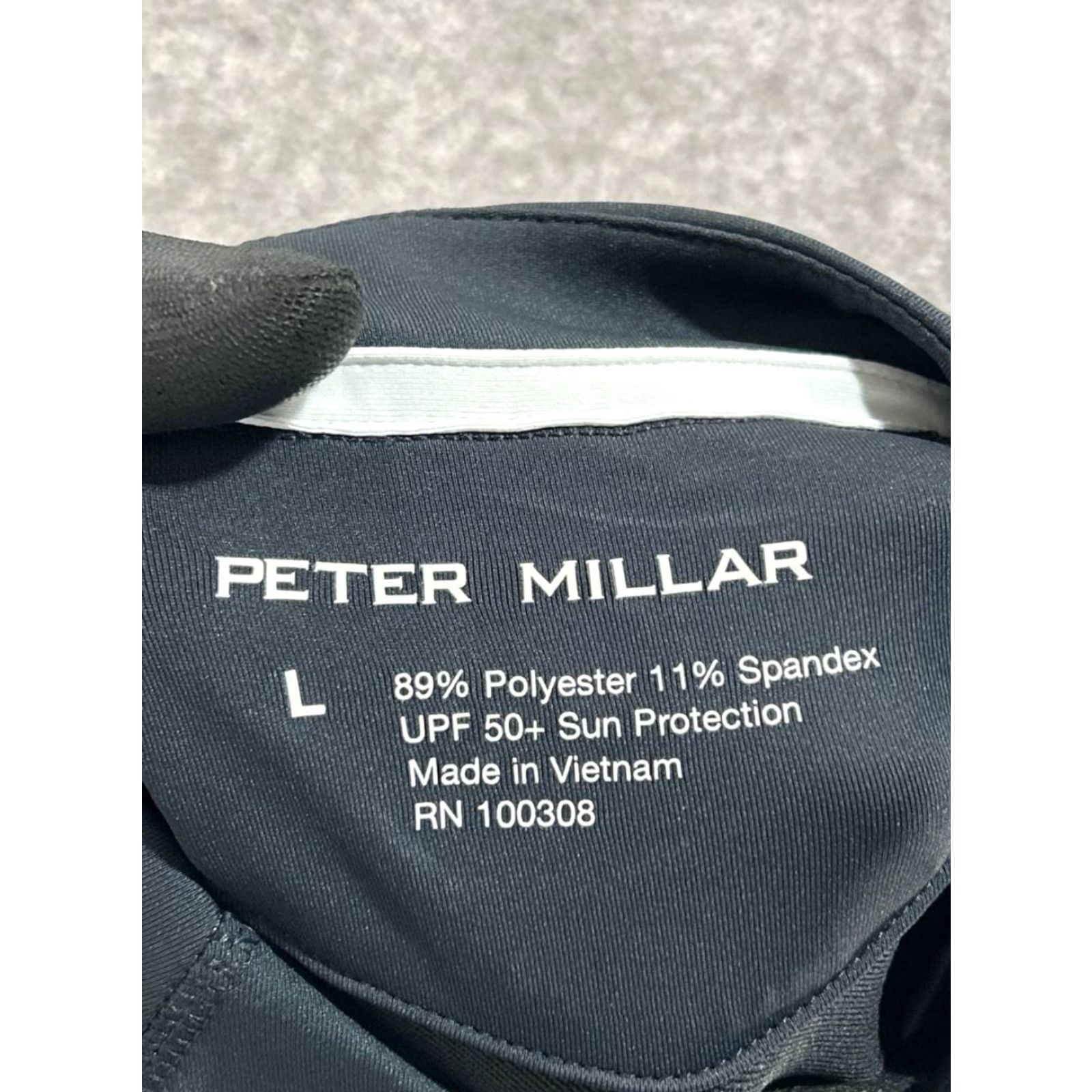 Peter Millar Peter Millar Sweater Mens L Black Golf Quarter Zip Logo Size US L / EU 52-54 / 3 - 3 Thumbnail