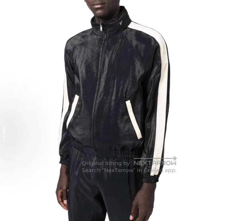 Saint Laurent Paris Saint Laurent Paris Black and White Pleated Jacket Size US S / EU 44-46 / 1 - 3 Thumbnail