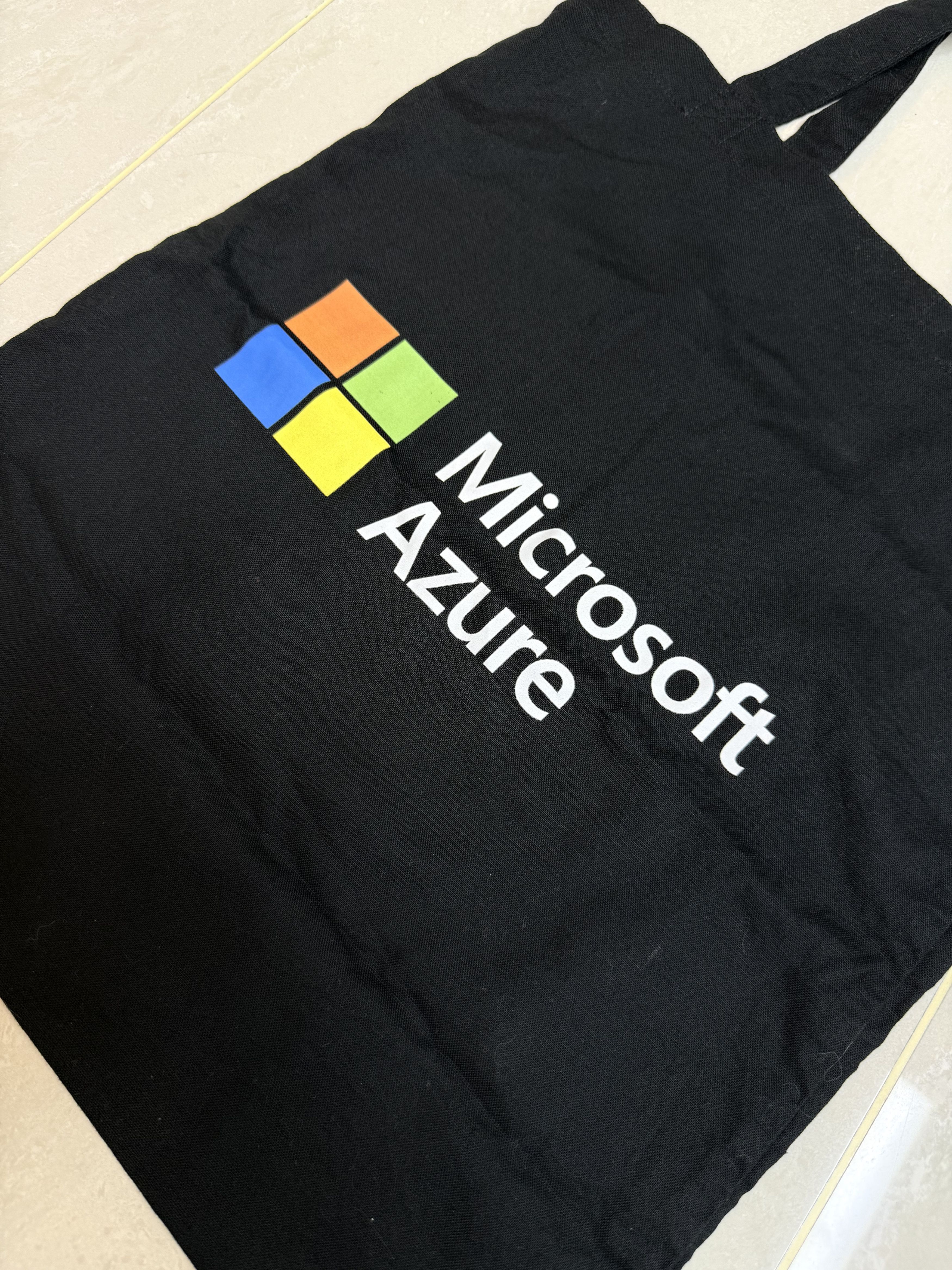 Microsoft Microsoft Corporate Promo Logo Canvas Tote Eco Bag Size ONE SIZE - 2 Thumbnail