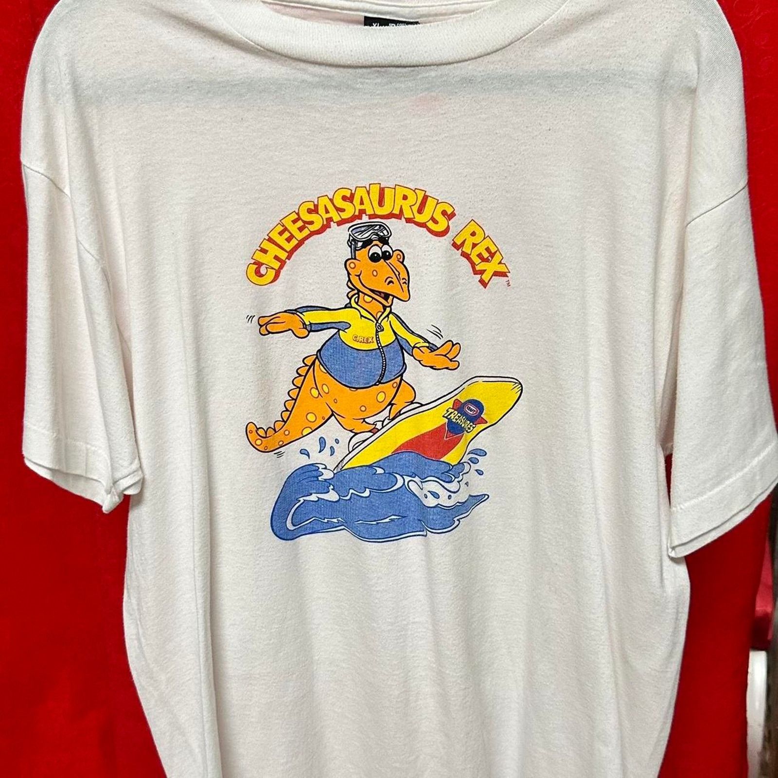 Other Vintage 1990s Kraft Macaroni & Cheese “Cheesasaurus Rex” tee Size US XL / EU 56 / 4 - 2 Thumbnail