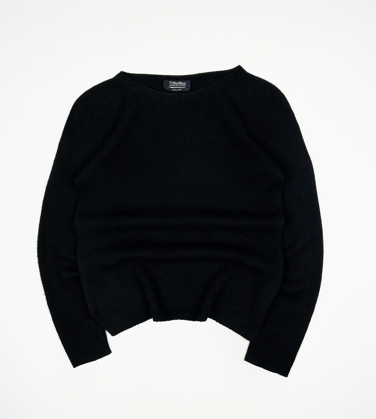 【関税&送料込】Max Mara Black Wool Blend Mambo Sweater Dres Max Mara Black Wool Blend Mambo Sweater Dress | Grailed