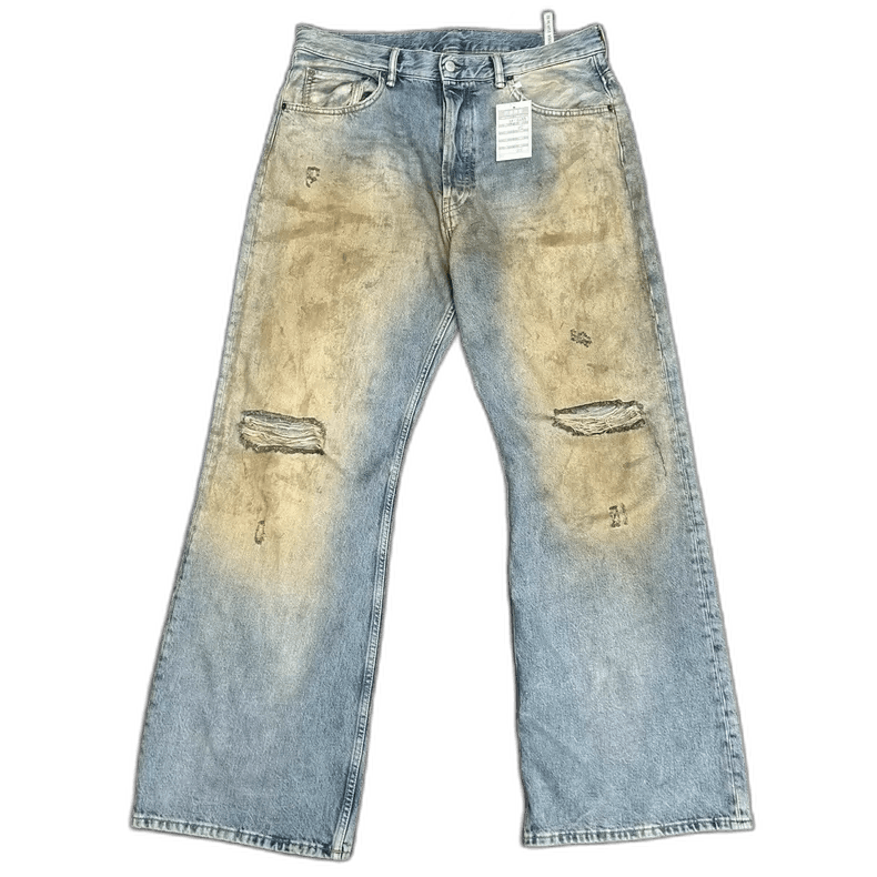 Acne Studios Acne Studios SS25 Distressed Denim Pants Size 32" / US 10 / IT 46 - 1 Thumbnail