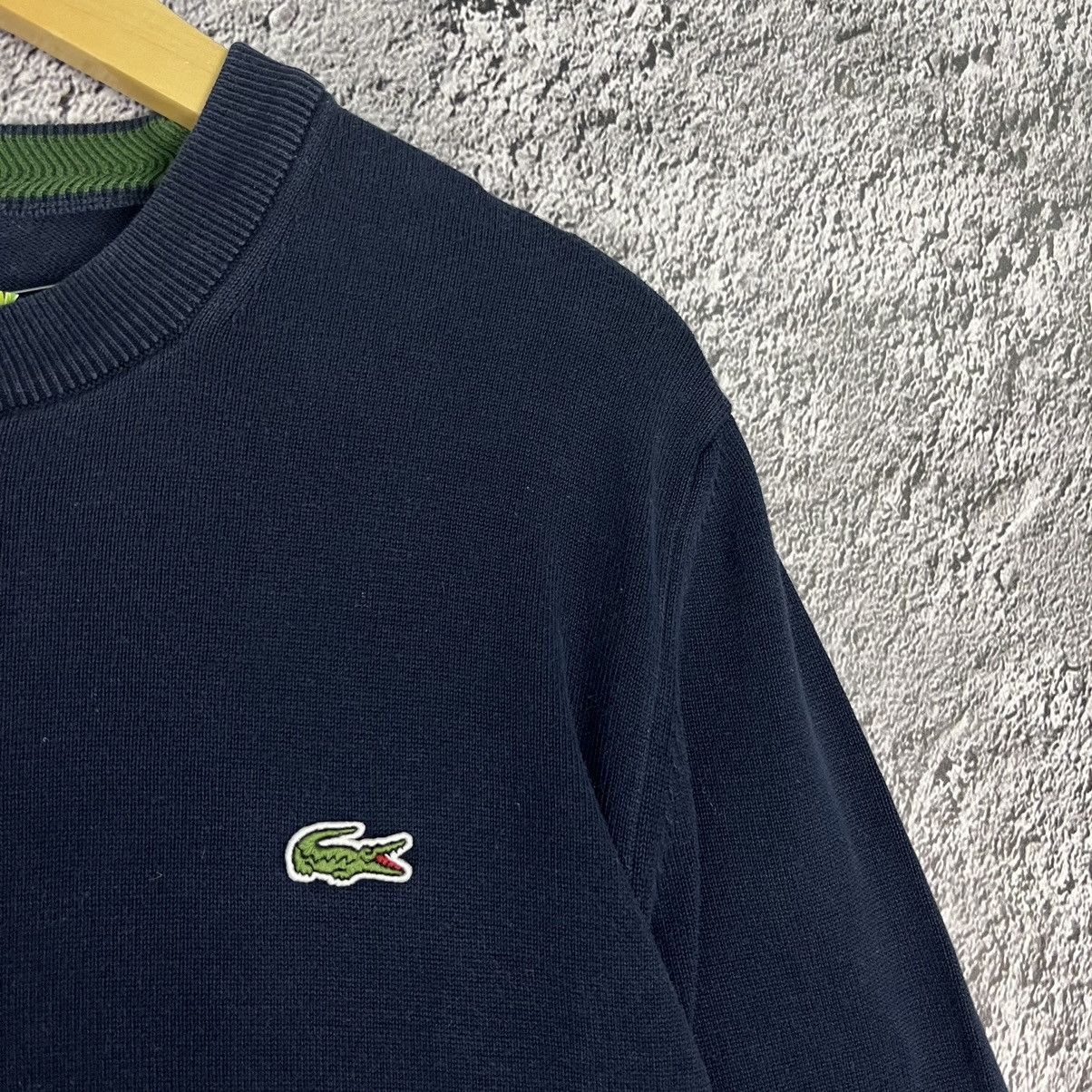 Lacoste × Vintage 🦎 VINTAGE 🦎 Lacoste dark blue Sweatshirt sweater Size US M / EU 48-50 / 2 - 3 Thumbnail