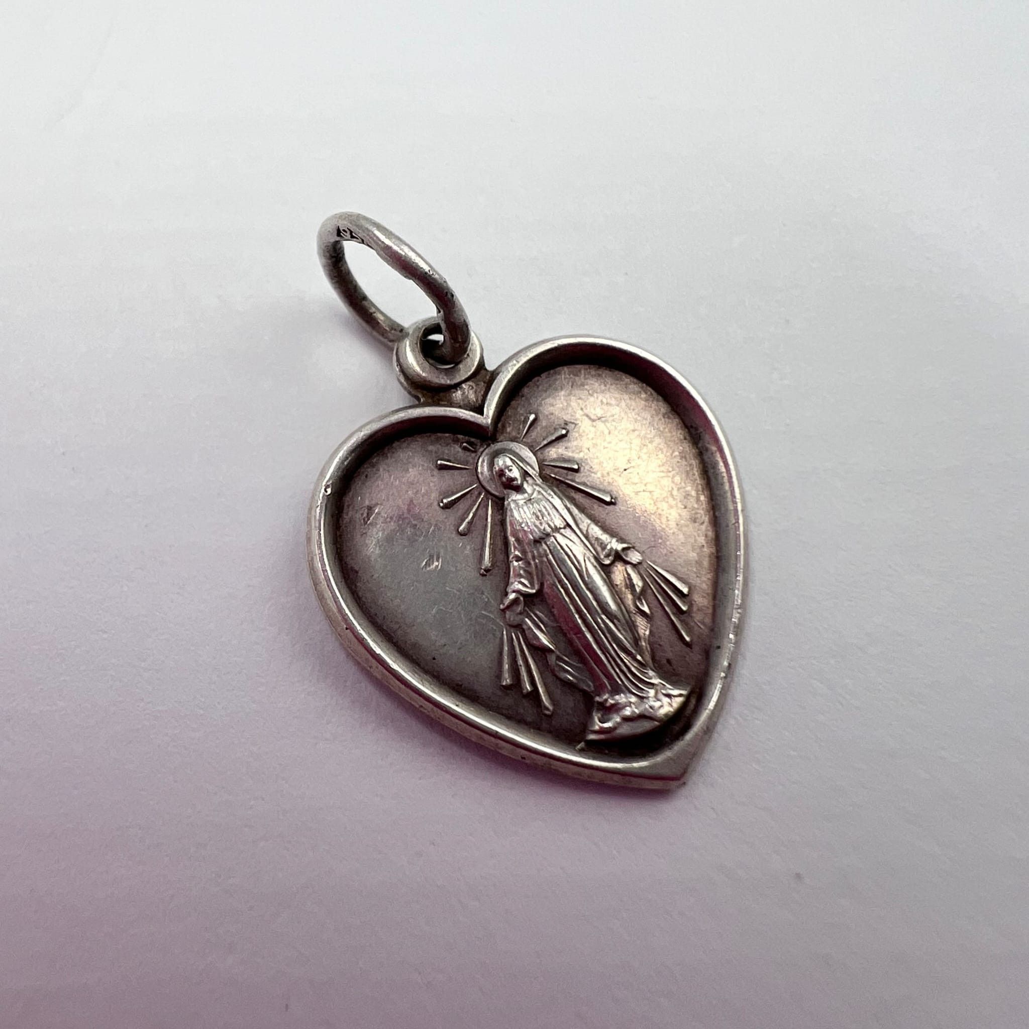 Vintage Vintage Sterling Silver 925 Pendant Religious Charm Size ONE SIZE - 5 Thumbnail