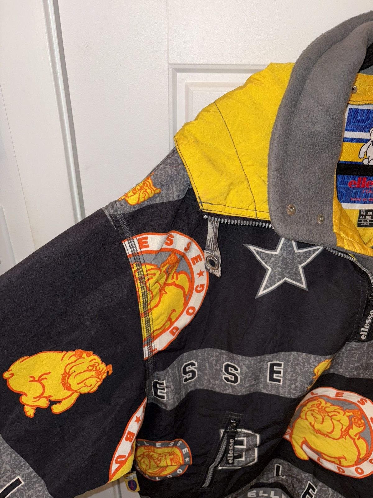 Ellesse Vintage Ellesse “Bulldog” Anorak Pullover Jacket Size US L / EU 52-54 / 3 - 4 Thumbnail