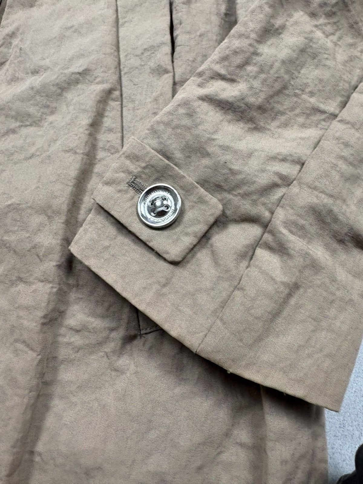 Burberry Burberry Runway Showroom Sample Trench Coat In Taupe Beige Size S / US 4 / IT 40 - 8 Thumbnail