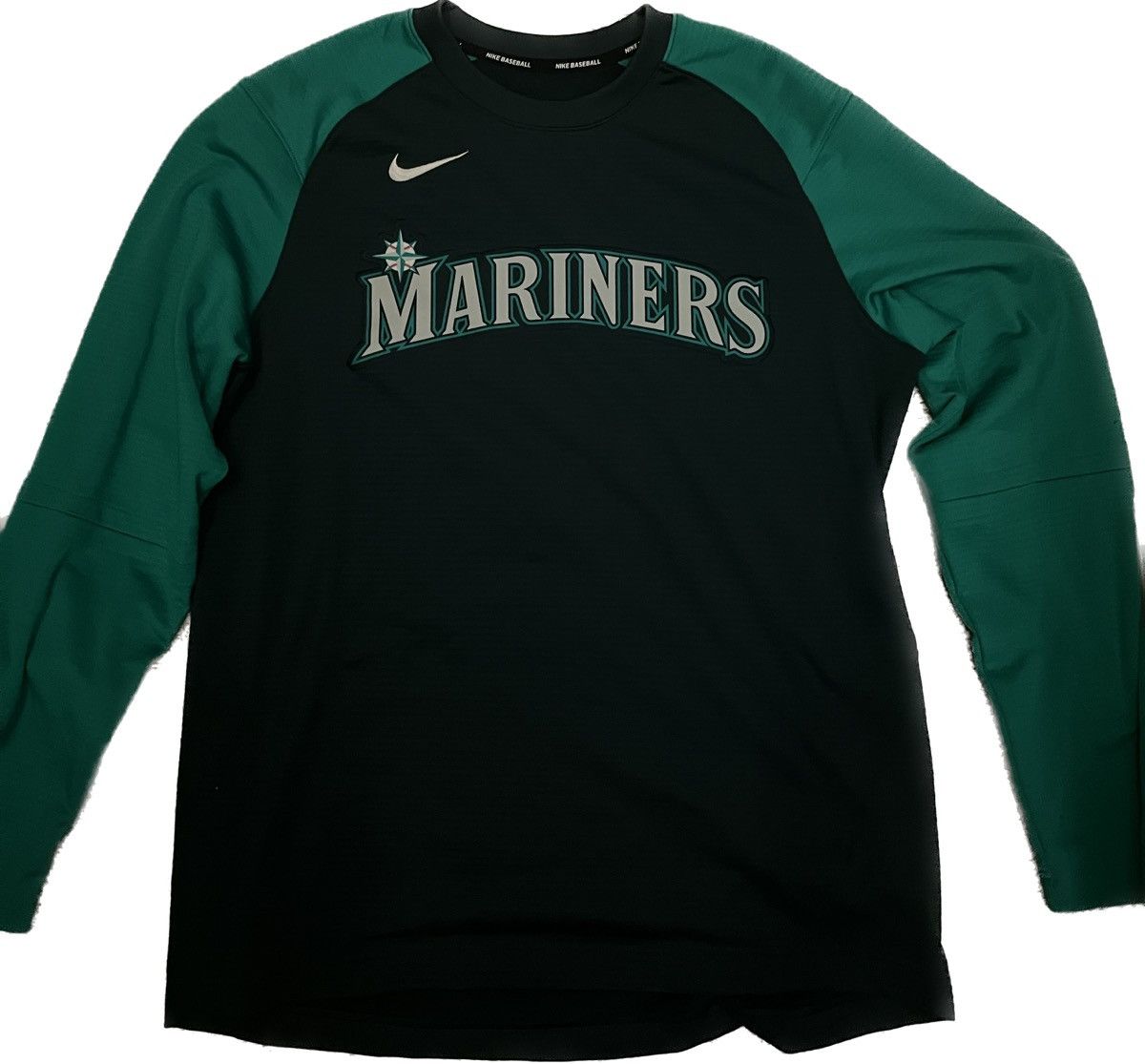 MLB × Nike Nike Seattle Mariners Pregame Pullover Sweatshirt Size US M / EU 48-50 / 2 - 1 Thumbnail