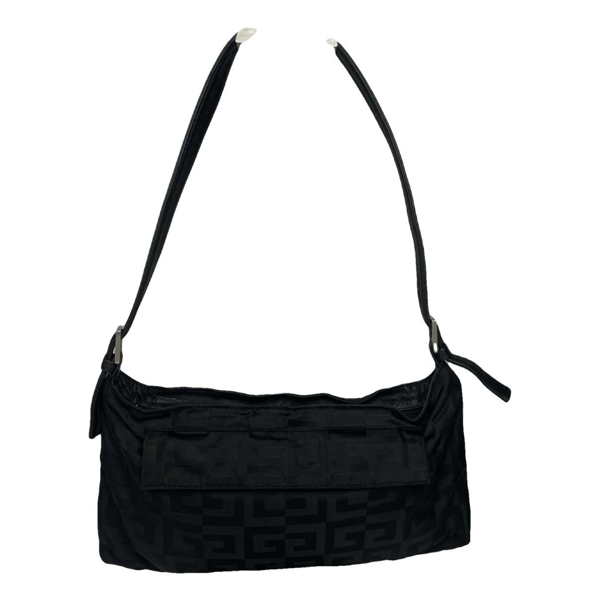 Whip Black Polyester Handbag