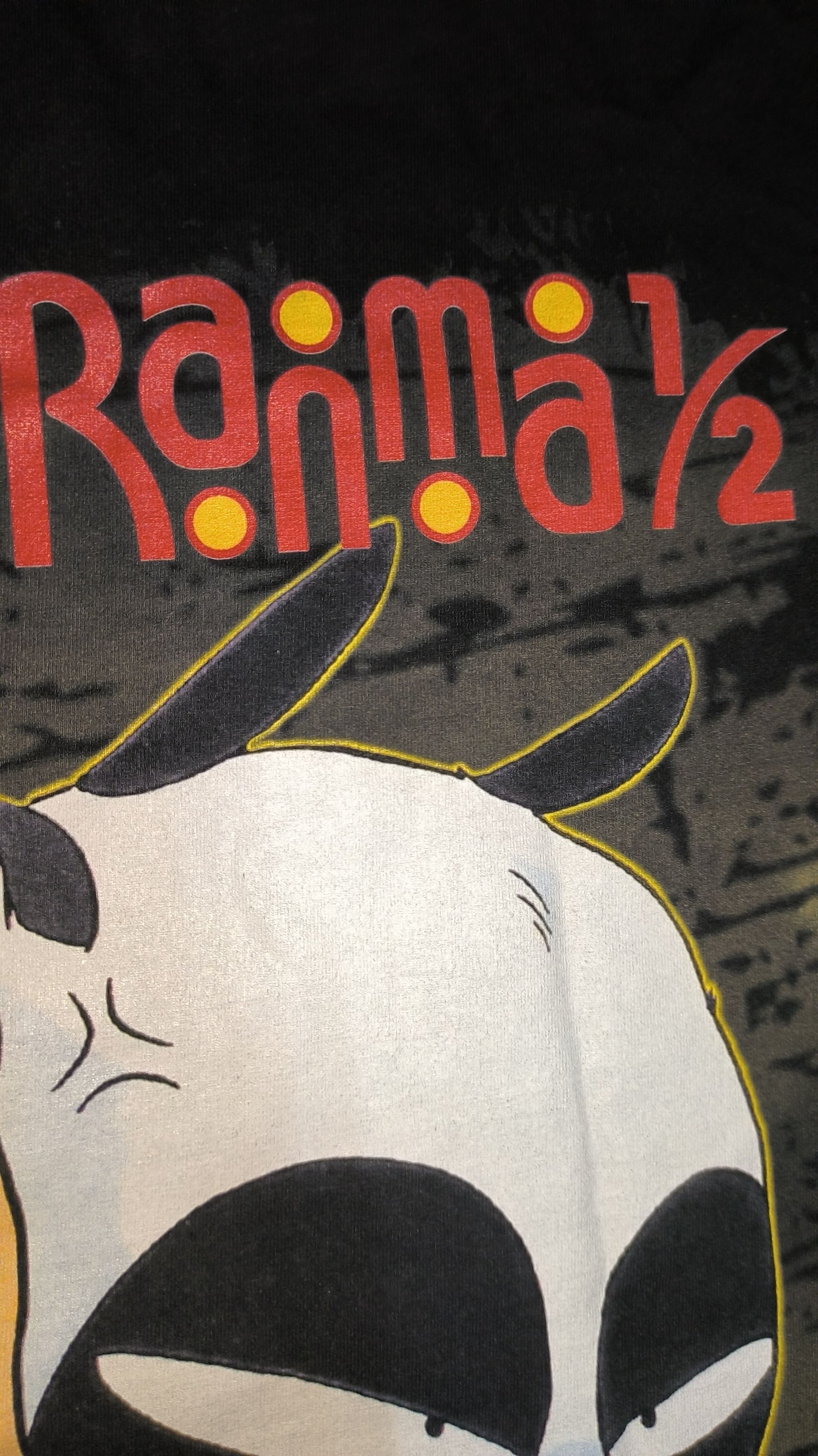 Anime RARE Bootleg Ranma 1/2 Overprint Size US XL / EU 56 / 4 - 13 Thumbnail