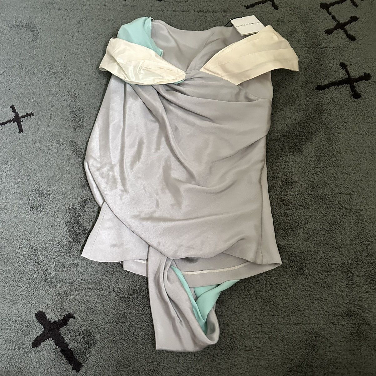 Balenciaga Archive Balenciaga Fall 2008 Silk Top Ghesquiere Era Vintage Size S / US 4 / IT 40 - 3 Thumbnail