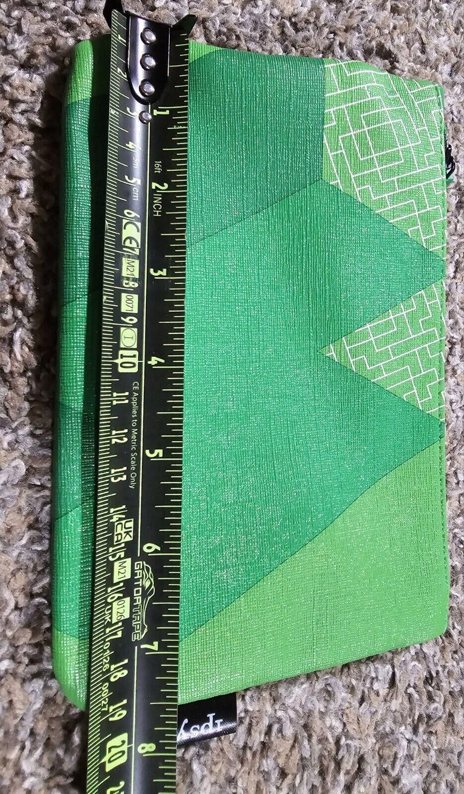 Designer Ipsy Tetris Geometric Glam Cosmetic Makeup Bag Pouch Green Size ONE SIZE - 7 Thumbnail