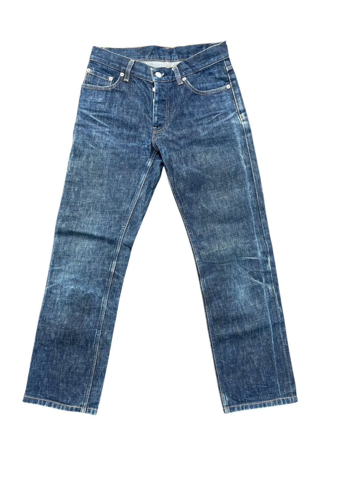 Helmut Lang Helmut Lang Stonewash Patina Honeycomb Jeans Size US 28 / EU 44 - 2 Thumbnail
