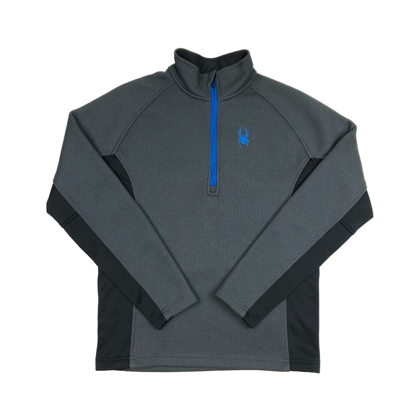 Spyder Fall 2018 Spyder 1/4 Zip Gray Black Pullover Sweater Jacket Size US M / EU 48-50 / 2 - 1 Thumbnail