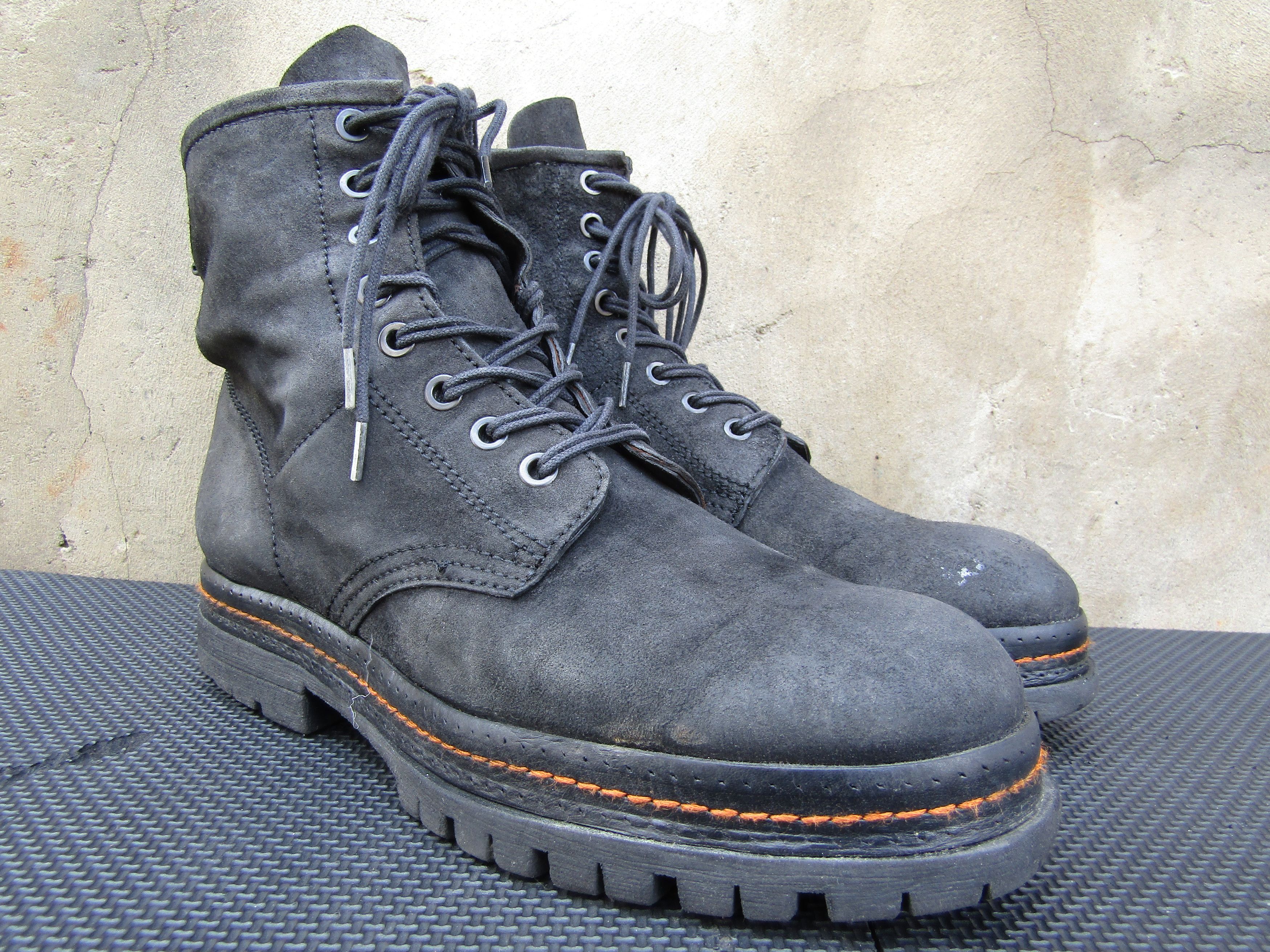 A.S.98 Airstep AS 98 Black Suede Lace Up Combat Biker Boho ariana Size US 9.5 / IT 39.5 - 1 Thumbnail