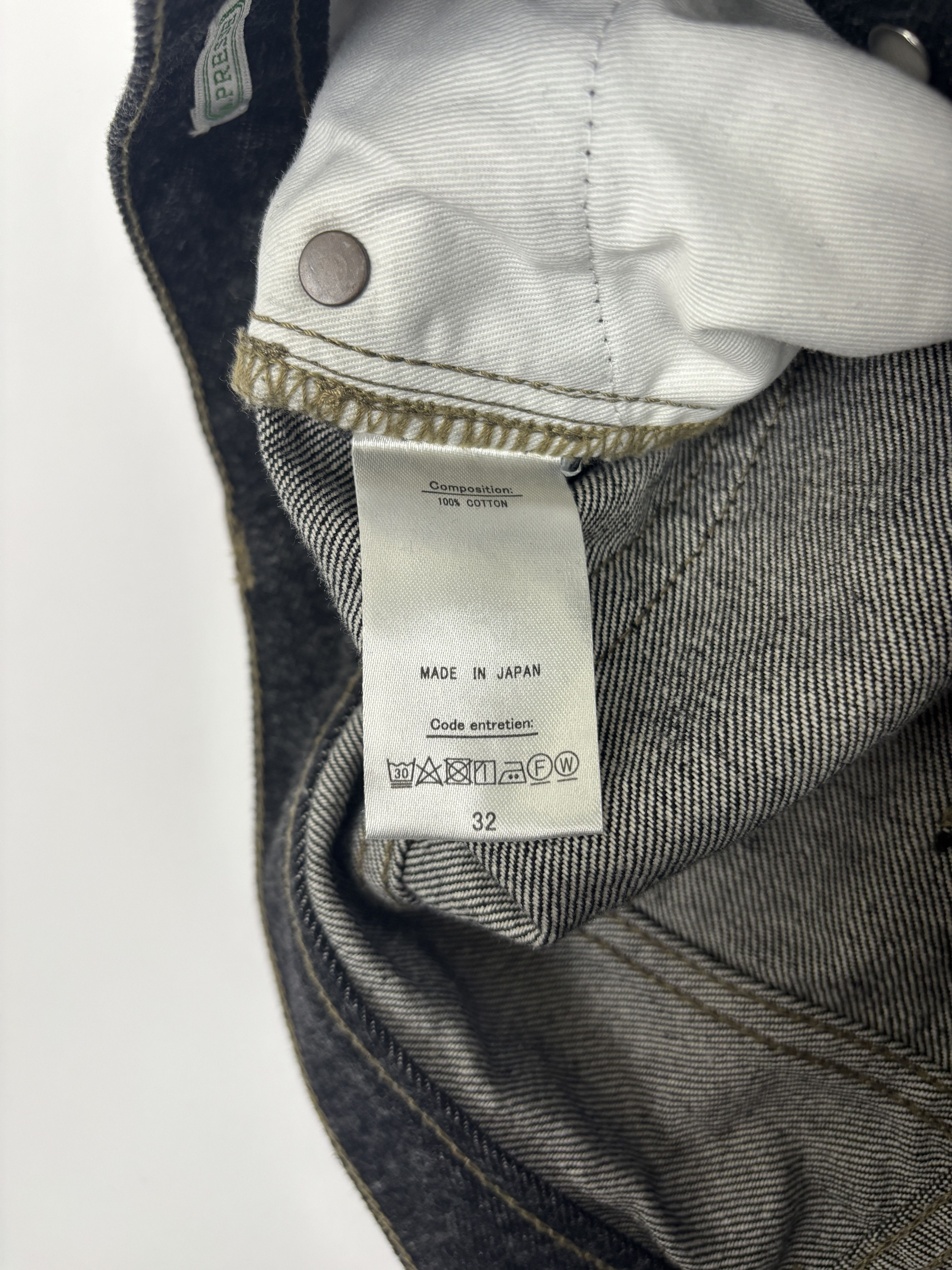 A.PRESSE A.PRESSE Black Washed Denim Jeans Size US 32 / EU 48 - 7 Thumbnail