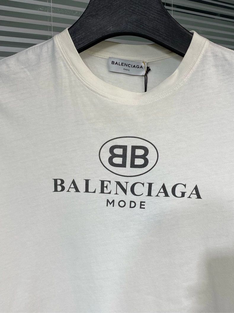 Balenciaga Balenciaga Double B printed logo short sleeves 2503-Nextarr Size US XS / EU 42 / 0 - 3 Thumbnail