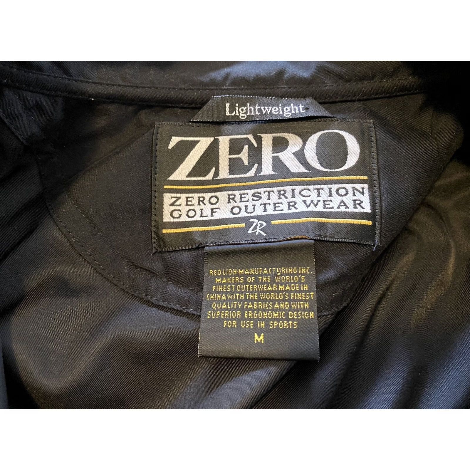 Vintage VINTAGE Zero Restriction Lightweight Vest Mens L Black Cotton Knit Logo V-Neck All Seasons Golf Size US L / EU 52-54 / 3 - 5 Thumbnail