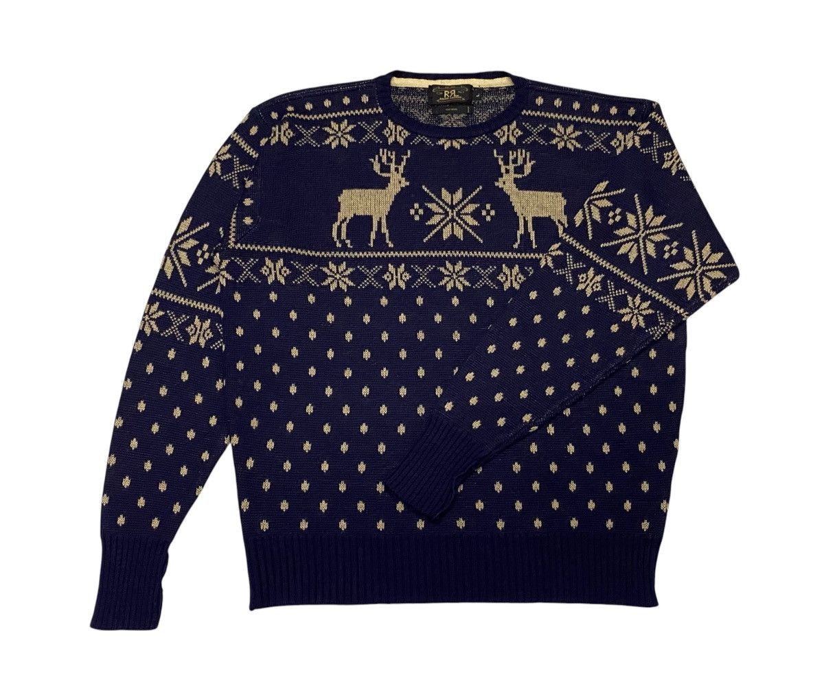 RRL Ralph Lauren Vintage Double RL Ralph Lauren Wool Knitwear Sweaters Size US L / EU 52-54 / 3 - 4 Thumbnail