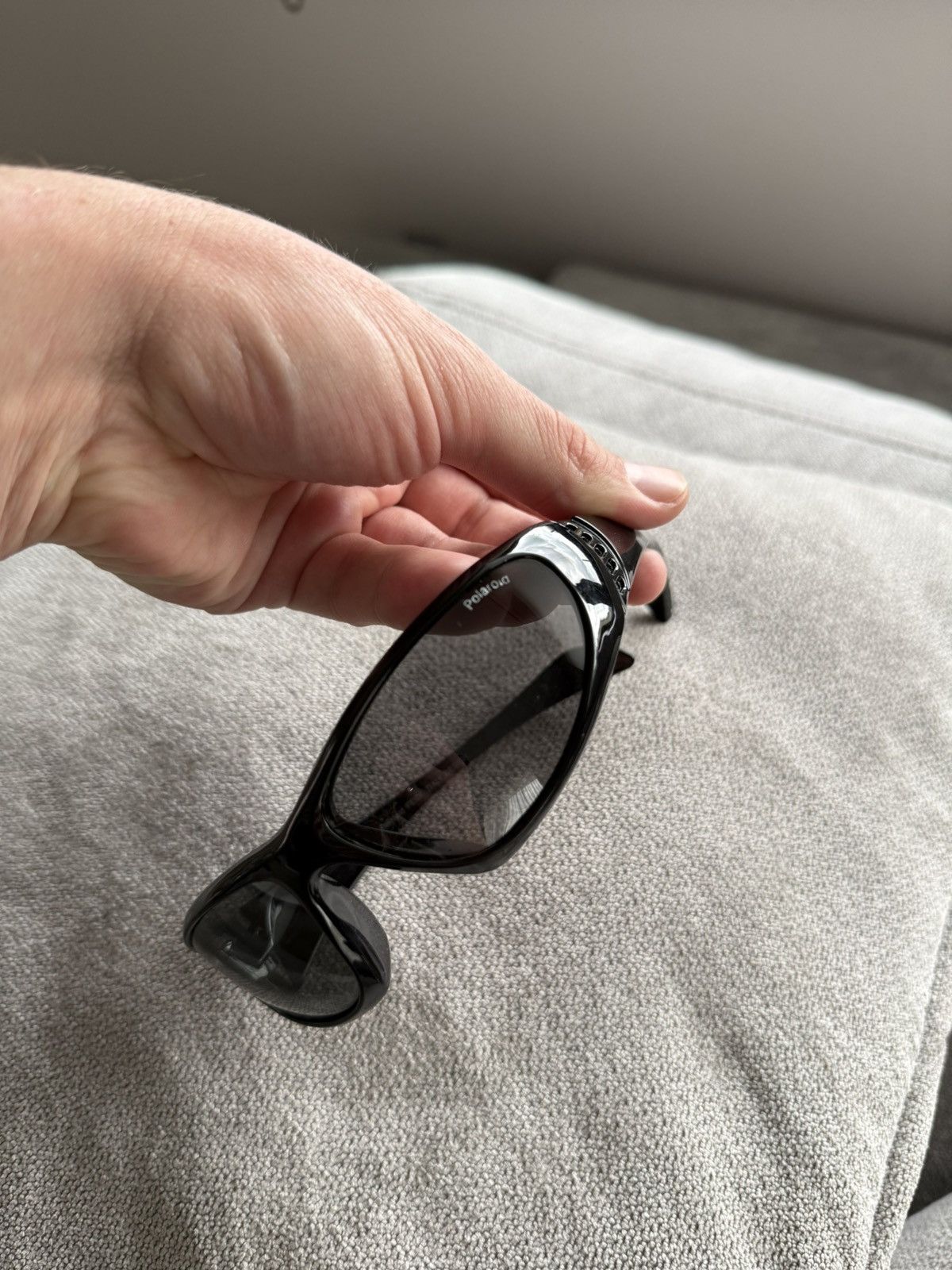Polaroid Vintage Polaroid Feidi Y2K Japanese Black Sunglasses Size ONE SIZE - 9 Thumbnail