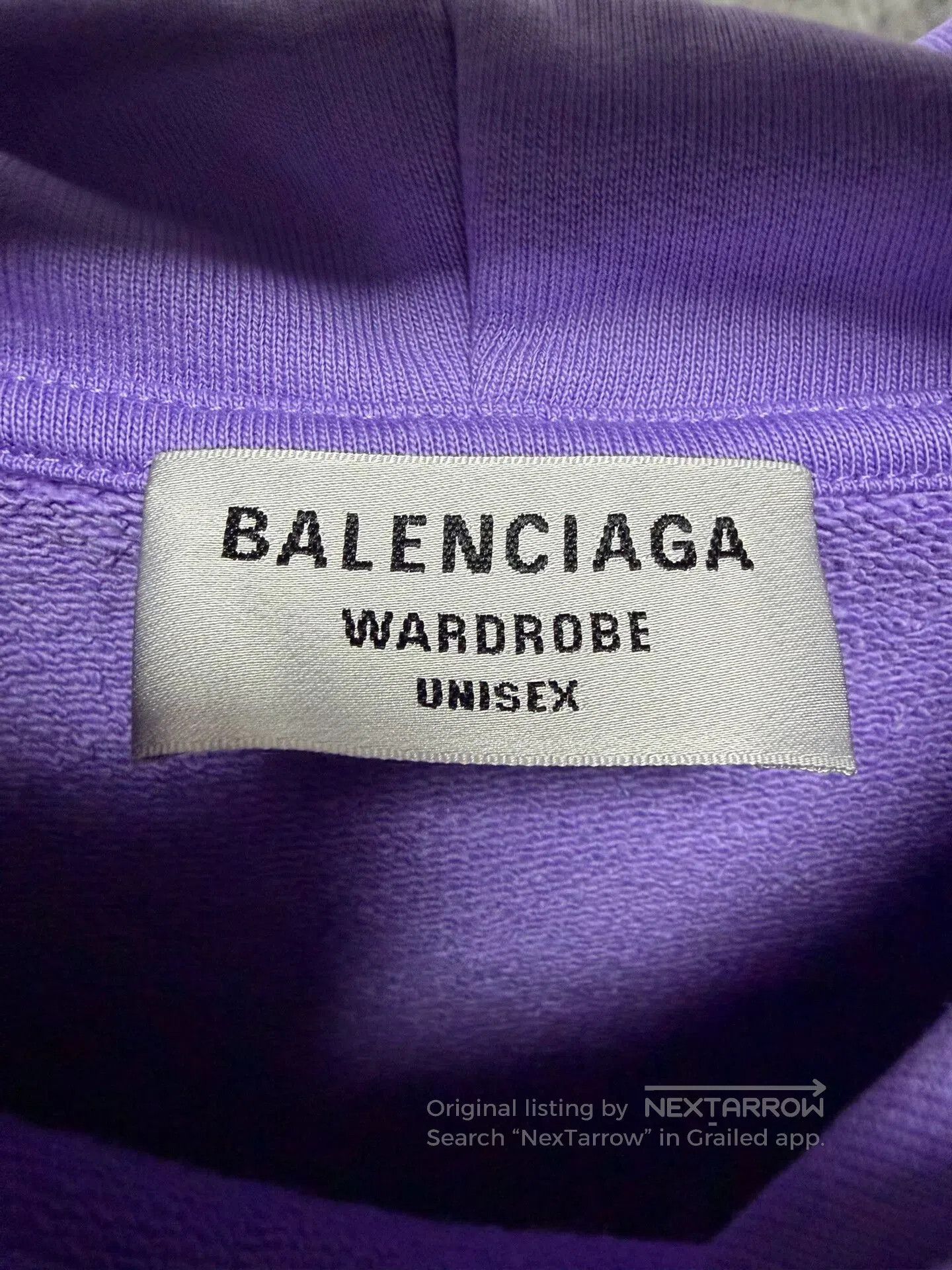 Balenciaga balenciaga purple hooded sweatshirt size L. Size US L / EU 52-54 / 3 - 3 Thumbnail