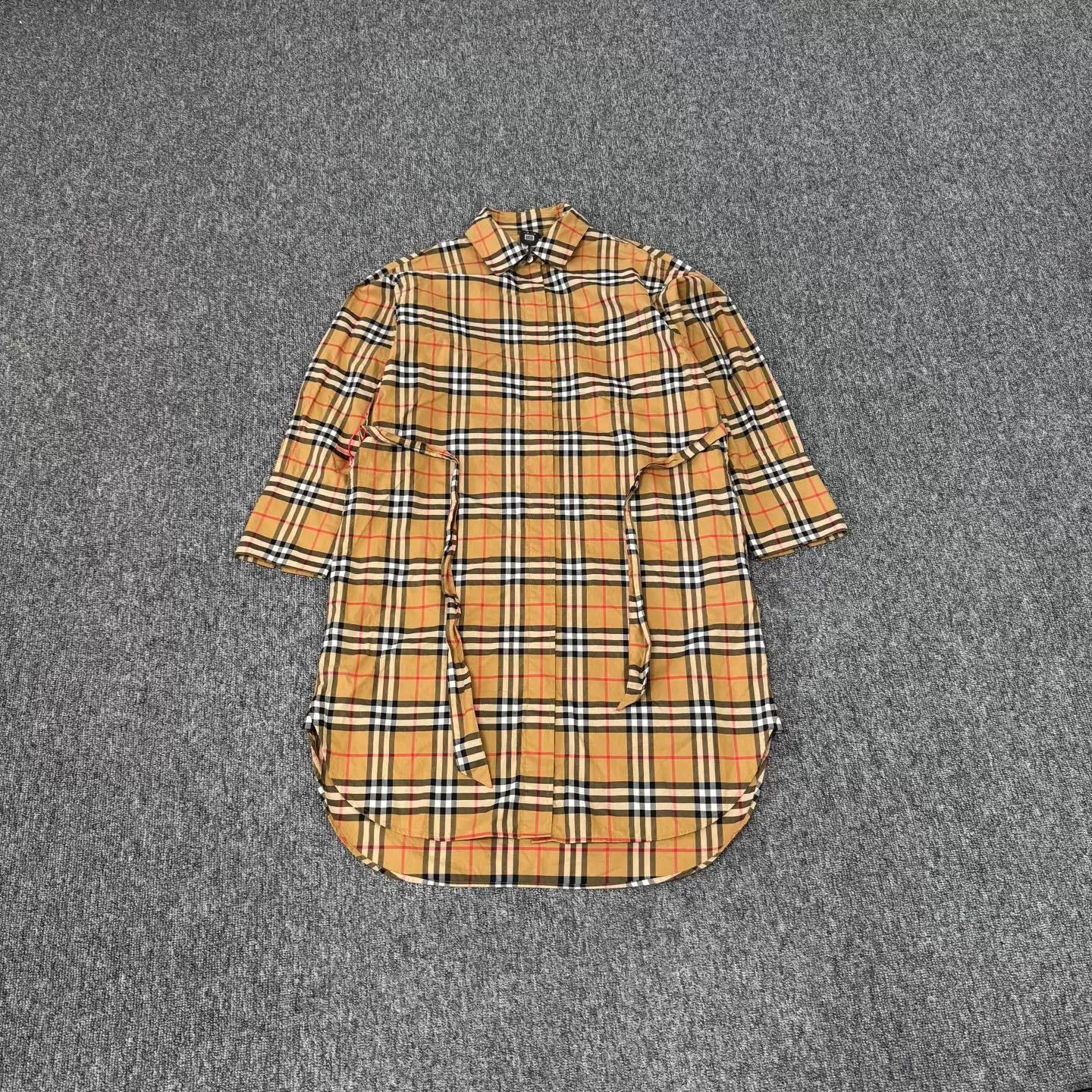 Burberry Burberry Classic Check Long Shirt Dress UK10 99New Size M / US 6-8 / IT 42-44 - 1 Thumbnail