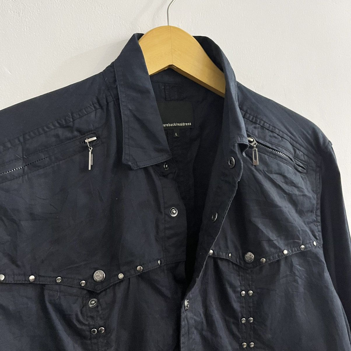 Japanese Brand Bareback Real Adress Studded Gothic Shirt Size US L / EU 52-54 / 3 - 8 Thumbnail