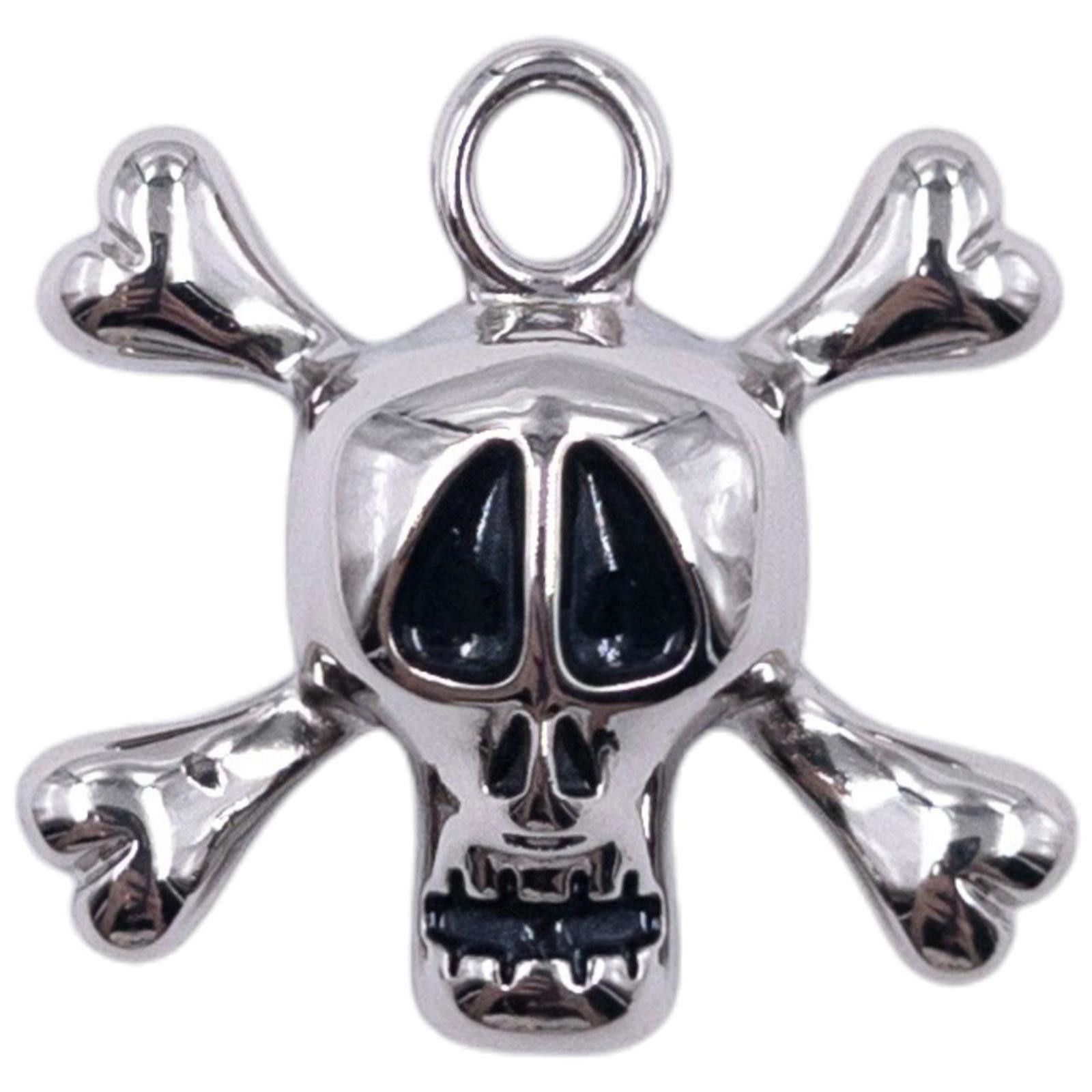 Stussy Vintage Stussy World Tribe Skull & Crossbones Pendant Charm