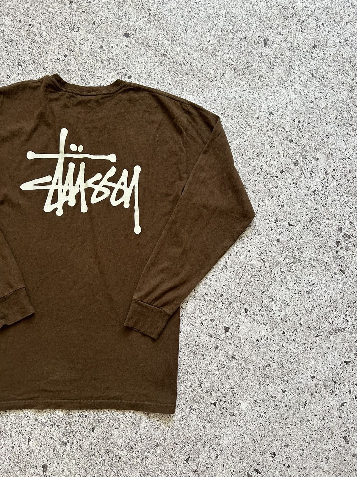 Stussy × Vintage Vintage Stussy Y2K Big Logo Retro Long Sleeve Tee 00’s Hype Size US M / EU 48-50 / 2 - 8 Thumbnail