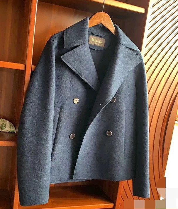 Other Loro Piana Navy Cashmere Coat- Size US M / EU 48-50 / 2 - 5 Thumbnail