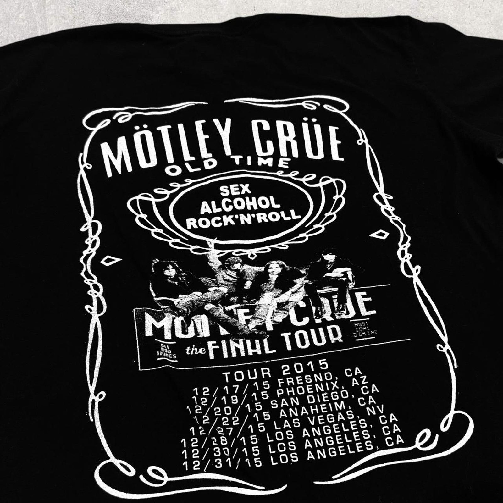 Other Mötley Crue ‘The Final Tour’ 2015 Double Sided Rock T-Shirt Size US M / EU 48-50 / 2 - 4 Thumbnail
