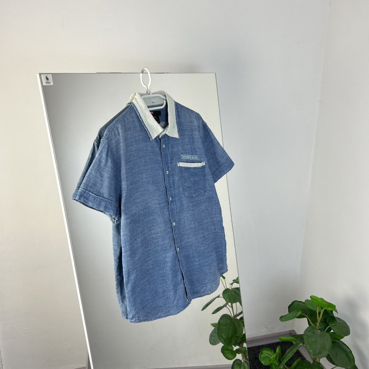 Diesel Diesel Pocket Mini Logo Vintage Denim Polo T-Shirt Size US XL / EU 56 / 4 - 1 Thumbnail