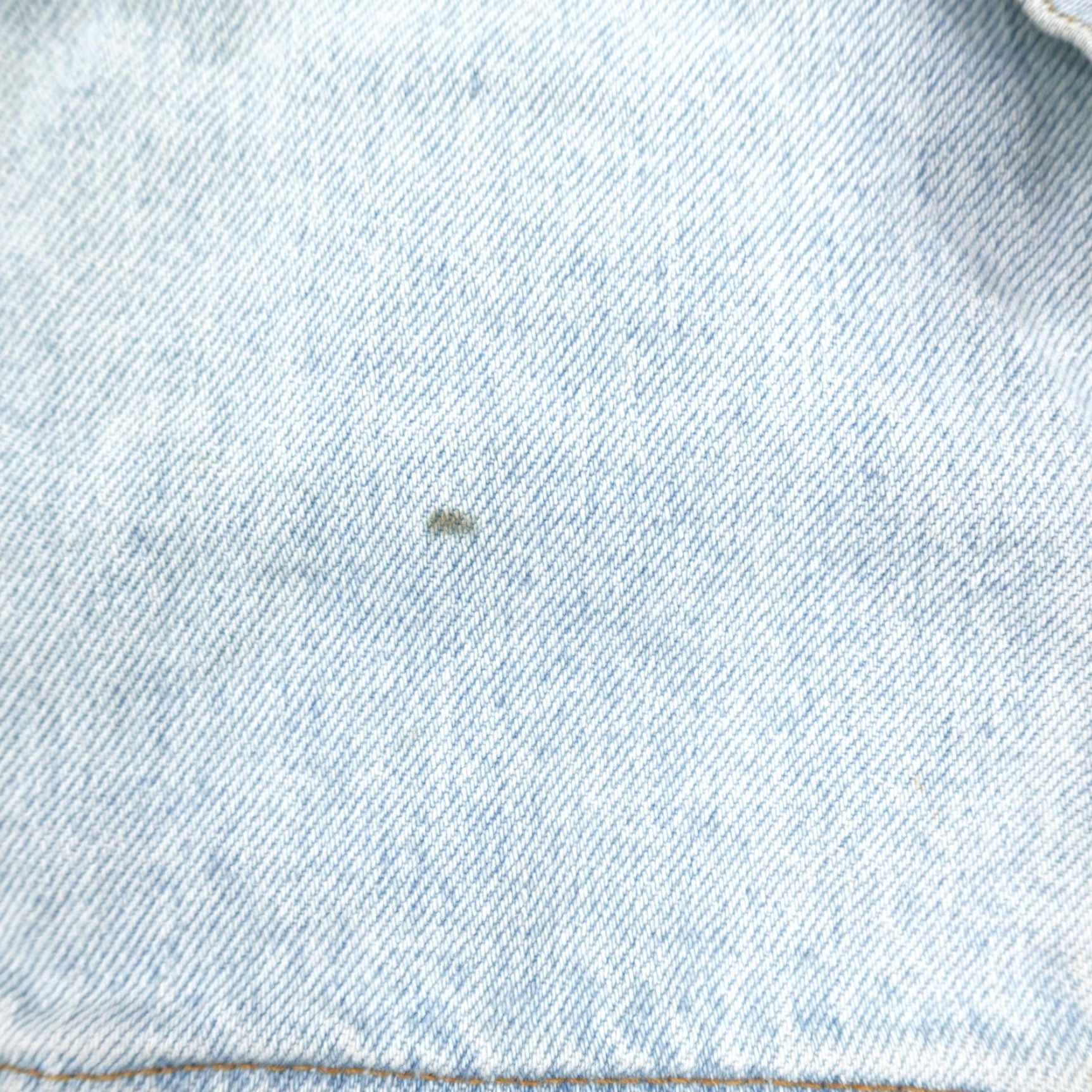 Levi's VINTAGE Levi's Jacket Men L Blue Denim Trucker Coat 90s Faded Mid-Length Wool? (Note: avoid wool) Size US 33 - 3 Thumbnail