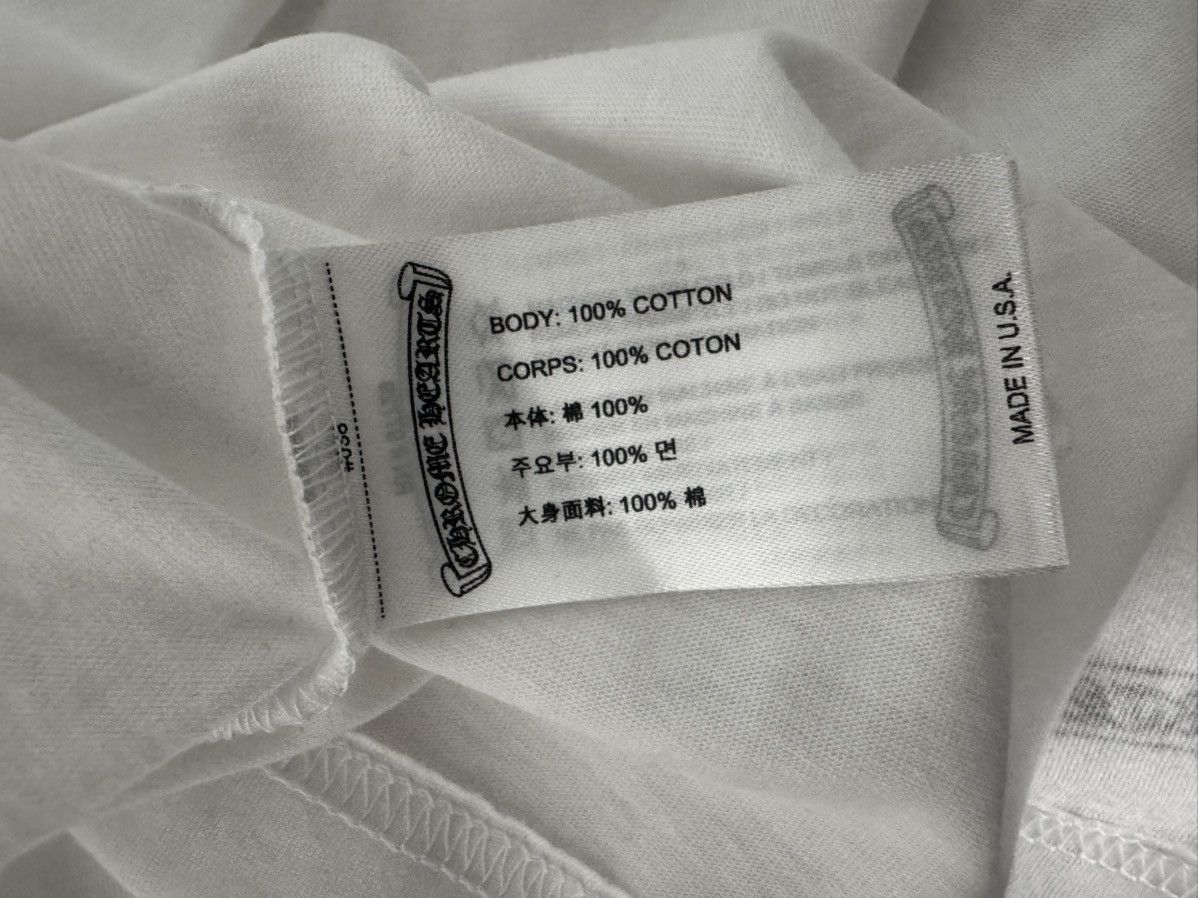Chrome Hearts Chrome Hearts Scroll Logo Pocket T-shirt White Size US L / EU 52-54 / 3 - 11 Thumbnail