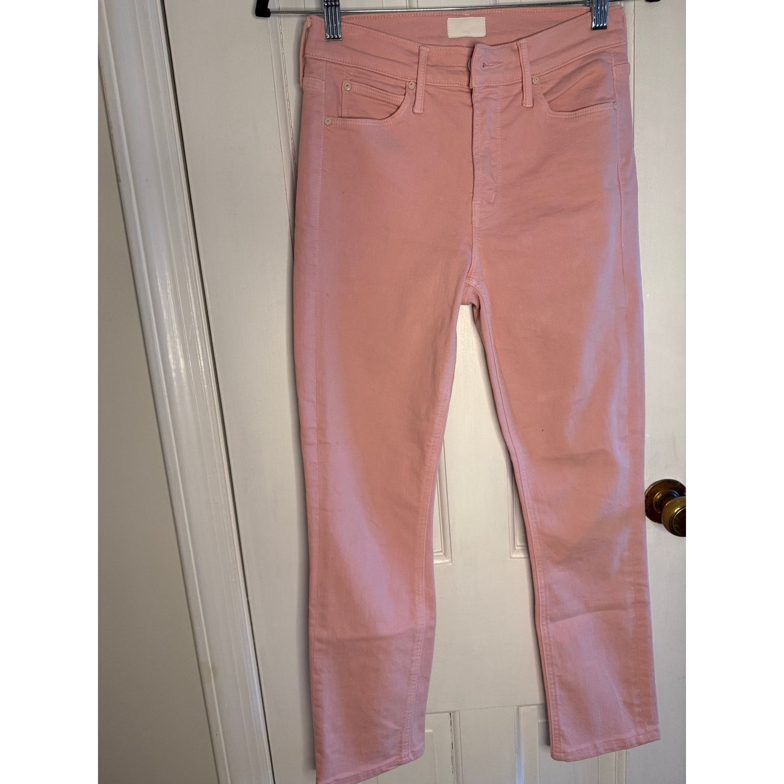 MOTHER Mother Jeans Pink Mid-Rise Dazzler Ankle - Size 25 Size 25" / US 0 / IT 36 - 1 Thumbnail
