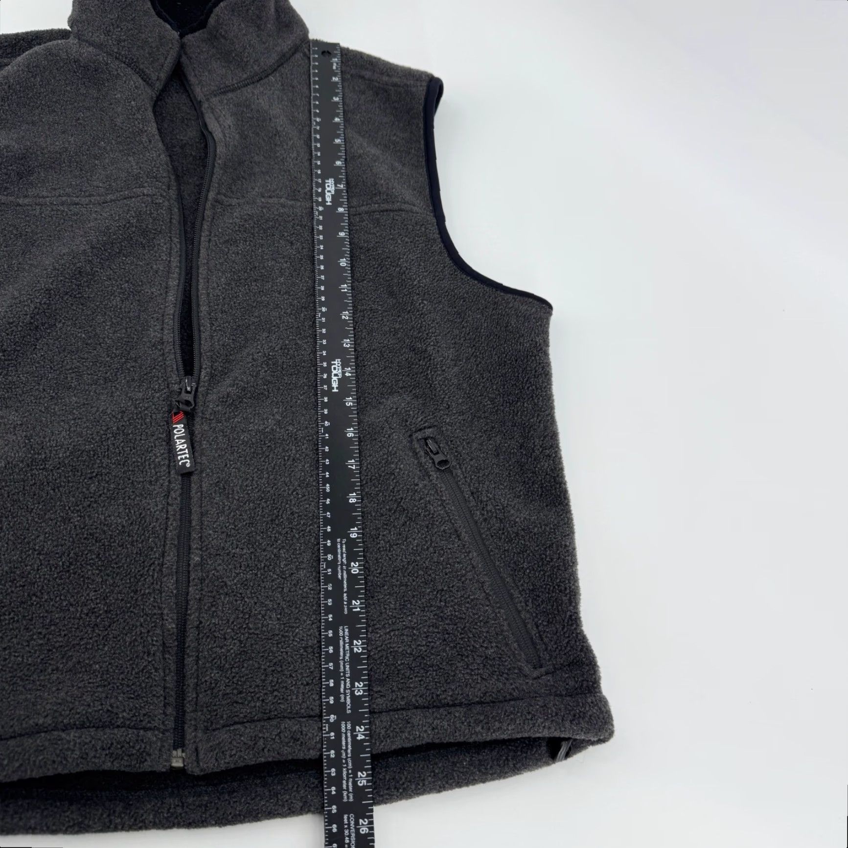 Eddie Bauer Eddie Bauer Mens Vest Polartech Fleece Charcoal Gray Full Zip Pockets Size M Boy? Size US M / EU 48-50 / 2 - 6 Thumbnail