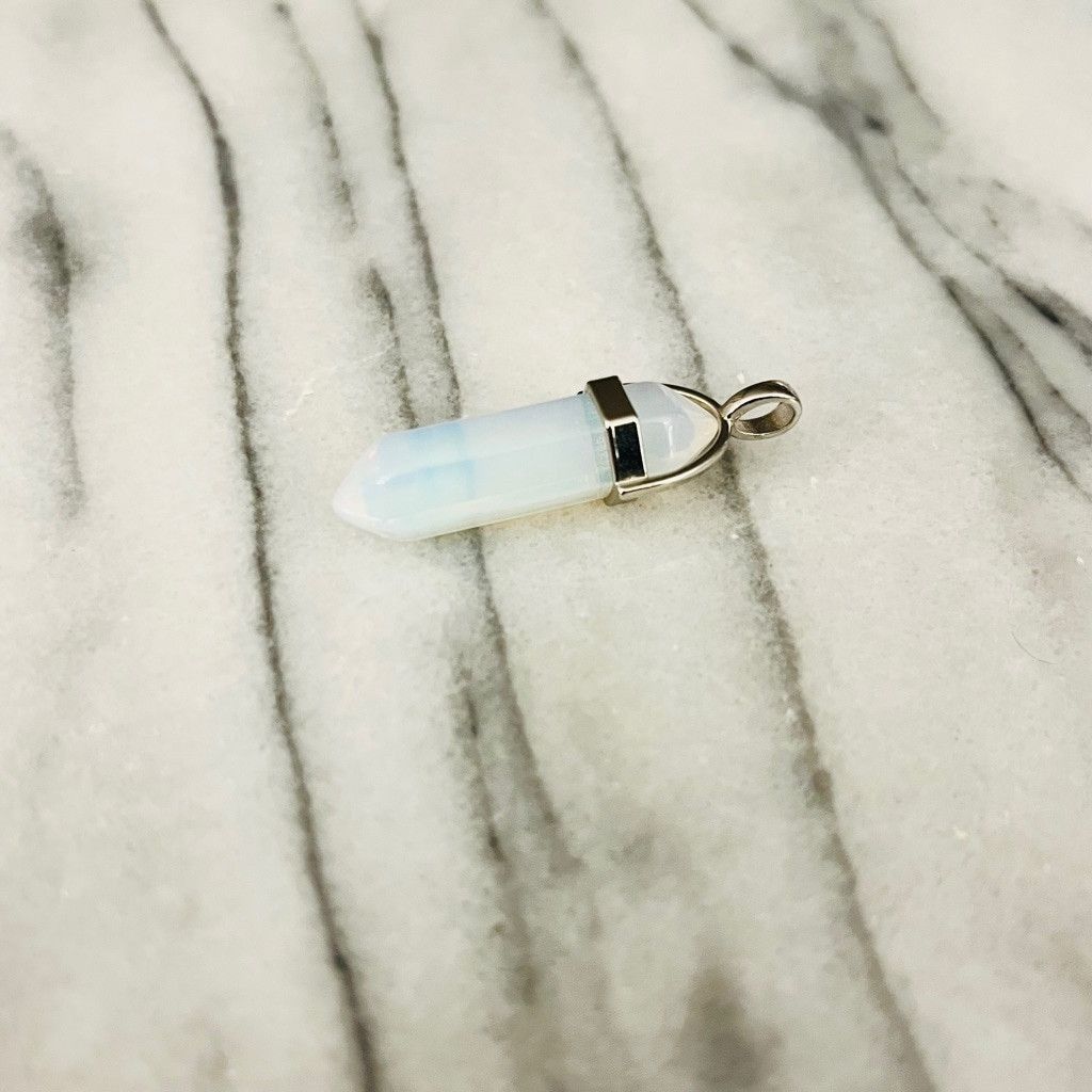 Jewelry Moonstone Crystal Pendant Natural Healing Stone Size ONE SIZE - 4 Thumbnail