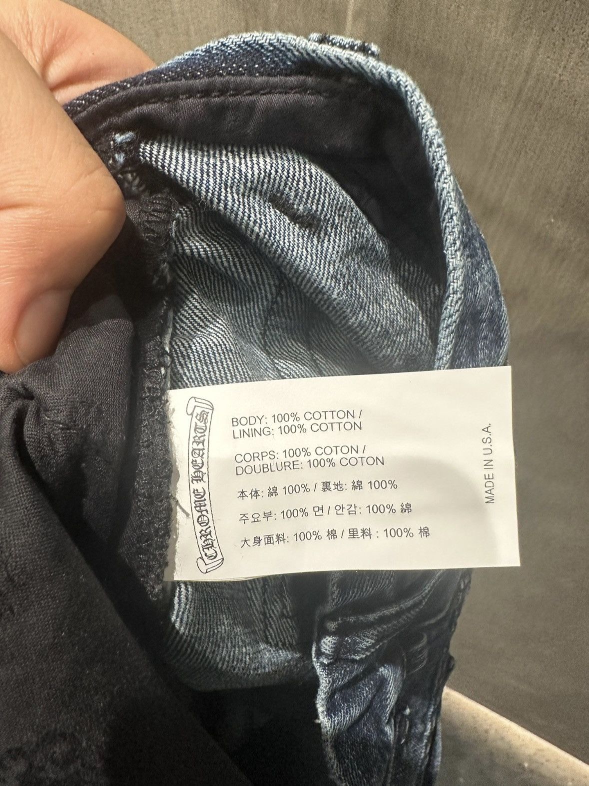 Chrome Hearts CHROME HEARTS deinm jeans Size US 33 - 4 Thumbnail