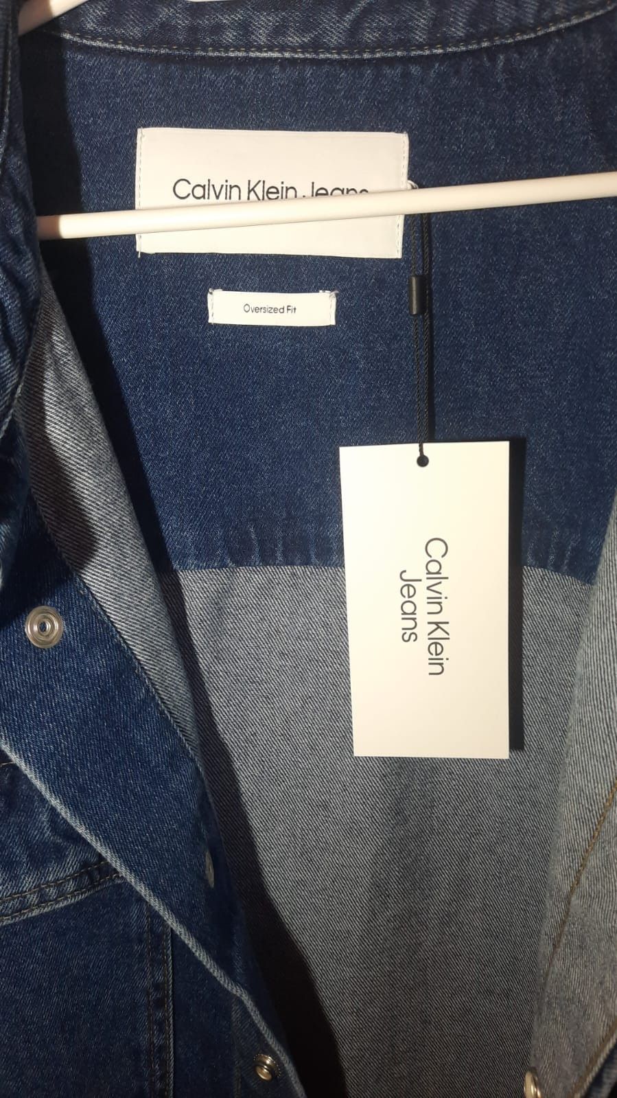 Calvin Klein CALVIN KLEIN JEANS Relaxed Linear Denim Shirt Size US L / EU 52-54 / 3 - 3 Thumbnail