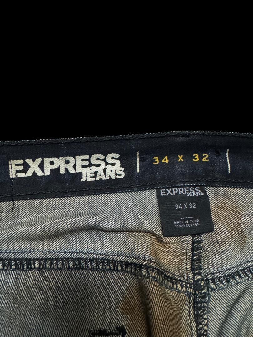 If Six Was Nine FLARE Insane Express🇯🇵 Jean Mudwash SlimFit Bootcut Dark Jean Size US 35 - 10 Thumbnail