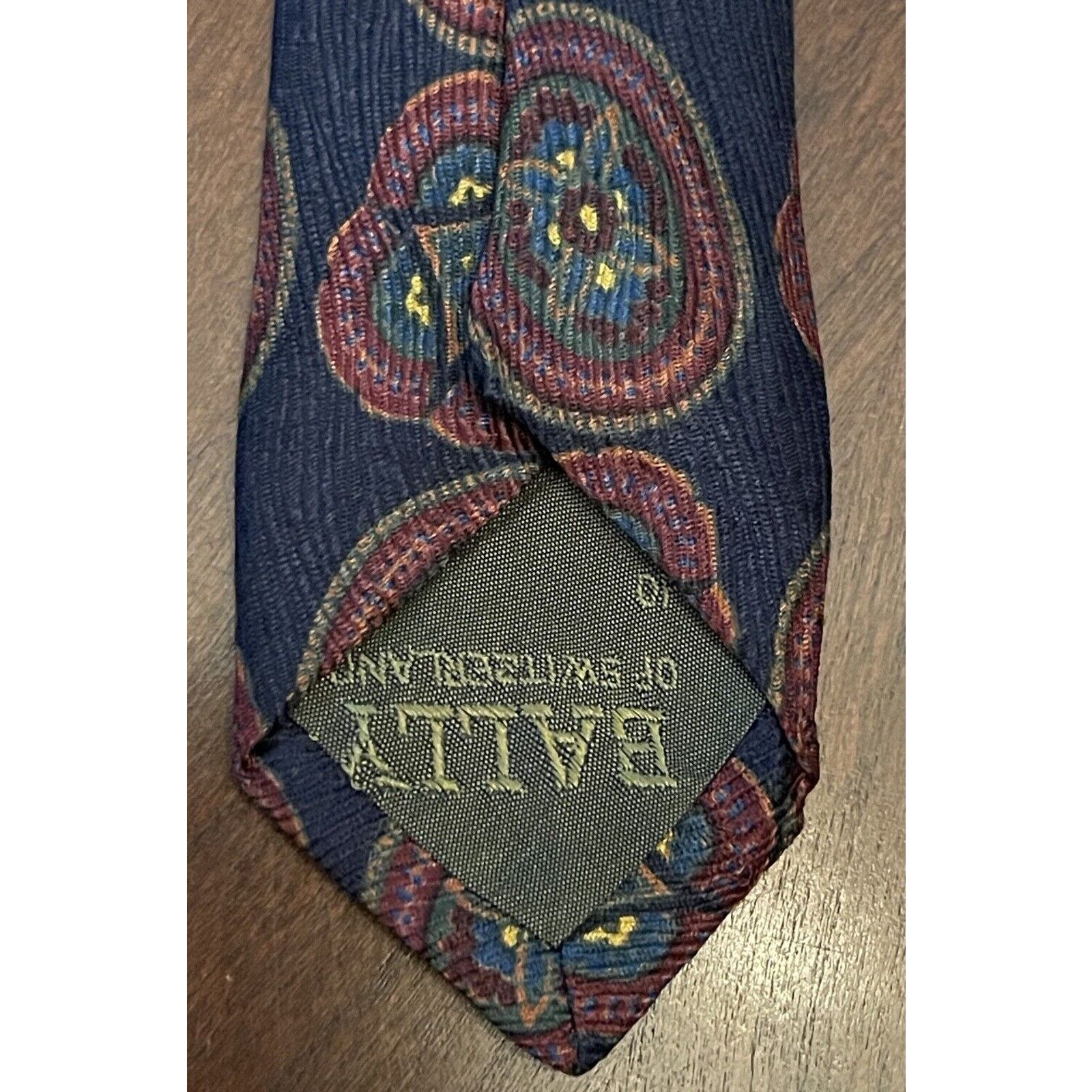 Bally Vintage Bally 100% Silk Men’s Neck Tie Made In Spain Size ONE SIZE - 7 Thumbnail
