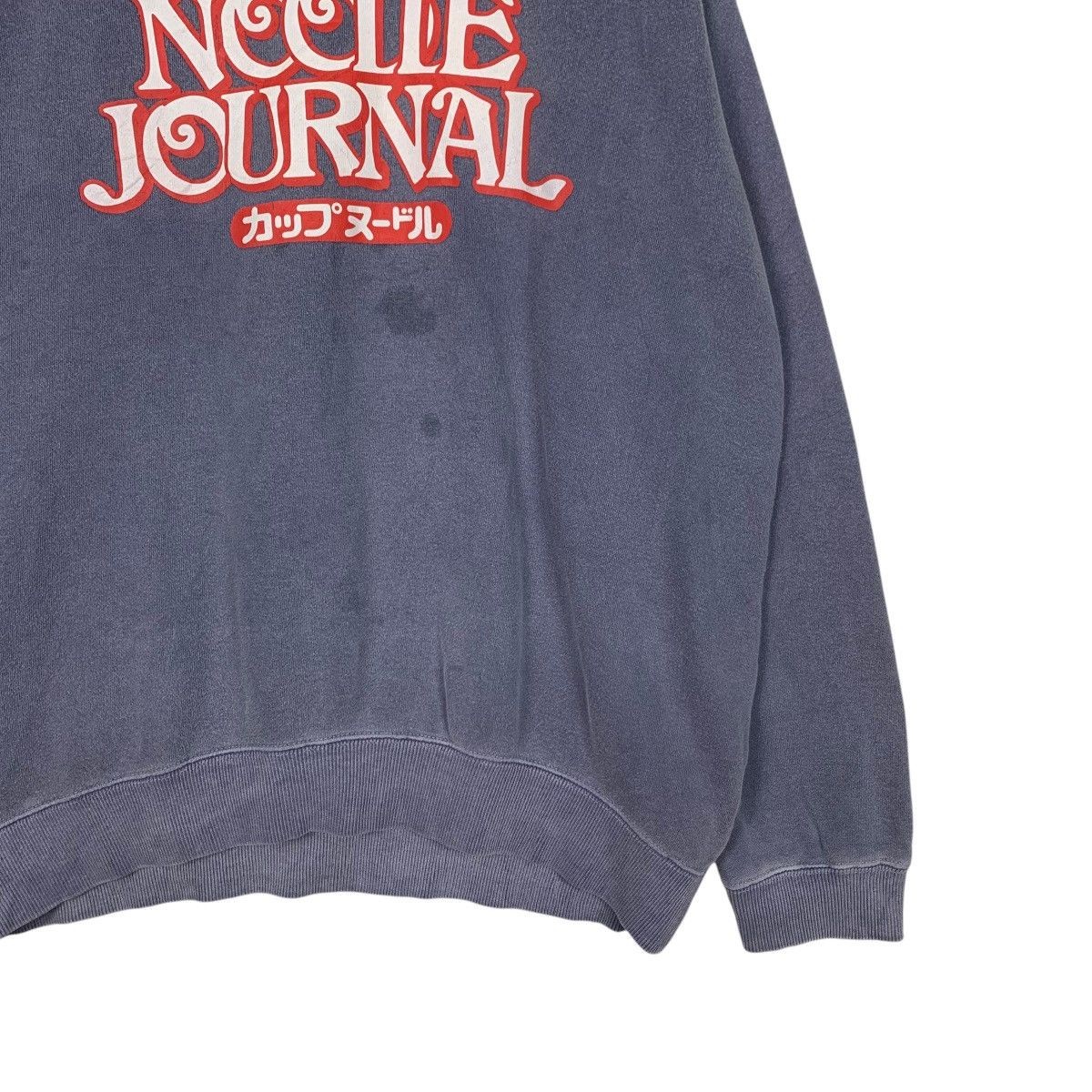 Japanese Brand NOODLE JOURNAL Collection Big Logo Sweatshirt #1949-C85 Size US L / EU 52-54 / 3 - 4 Thumbnail